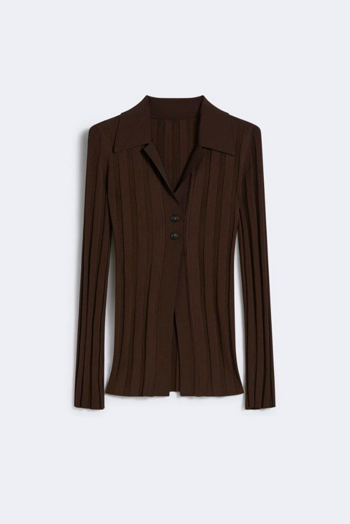 MAXMARA'S BRANDS CARDIGAN  CAFFE' / XXS Maglia slim donna Sportmax Albio1234