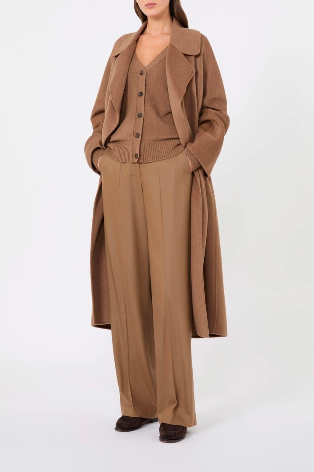 MAXMARA'S BRANDS CARDIGAN  Cardigan donna cammello in lana Max Mara Smmapollo