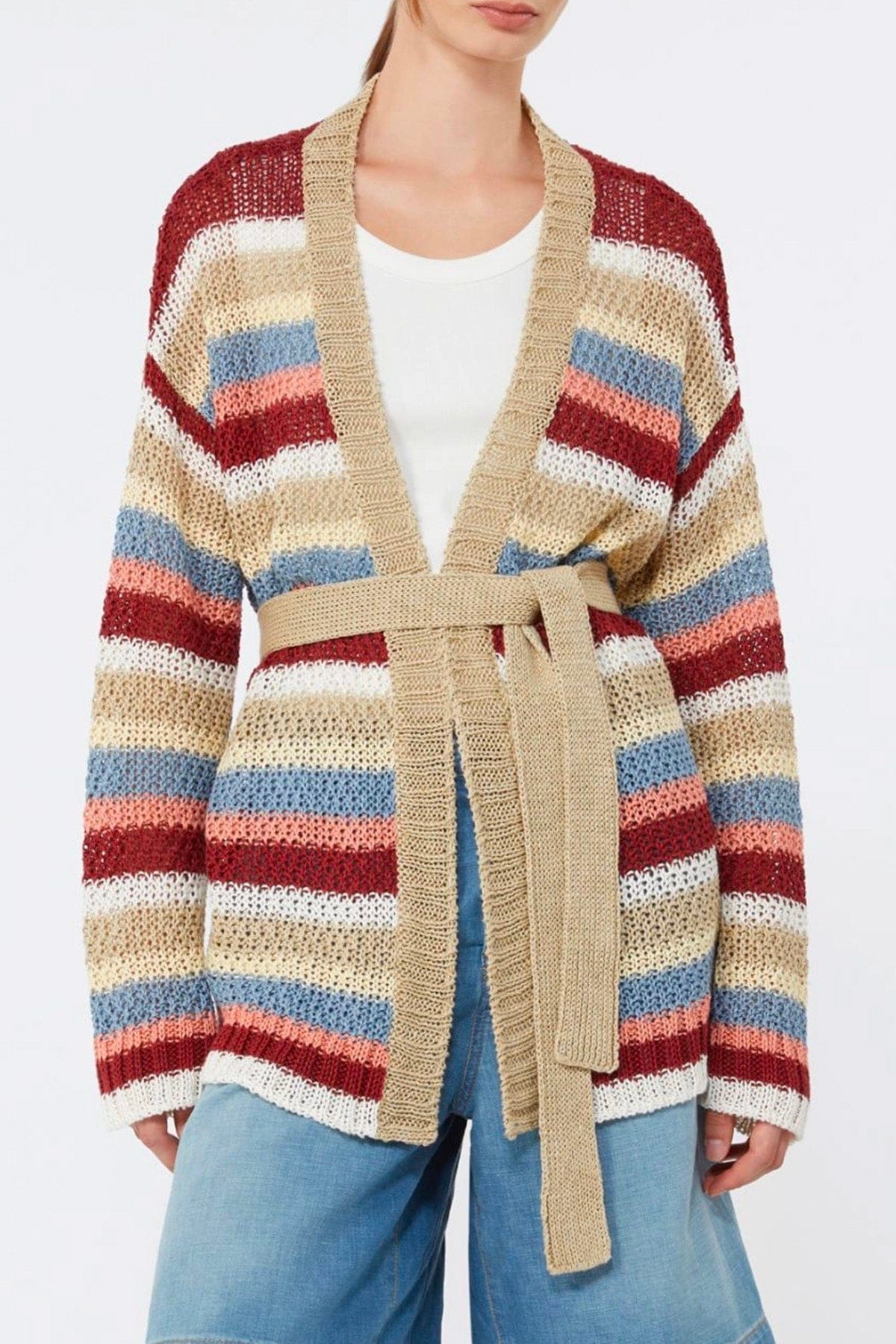 MAXMARA'S BRANDS CARDIGAN  RIGATO / XXS Cardigan donna Max Mara Weekend Bonito