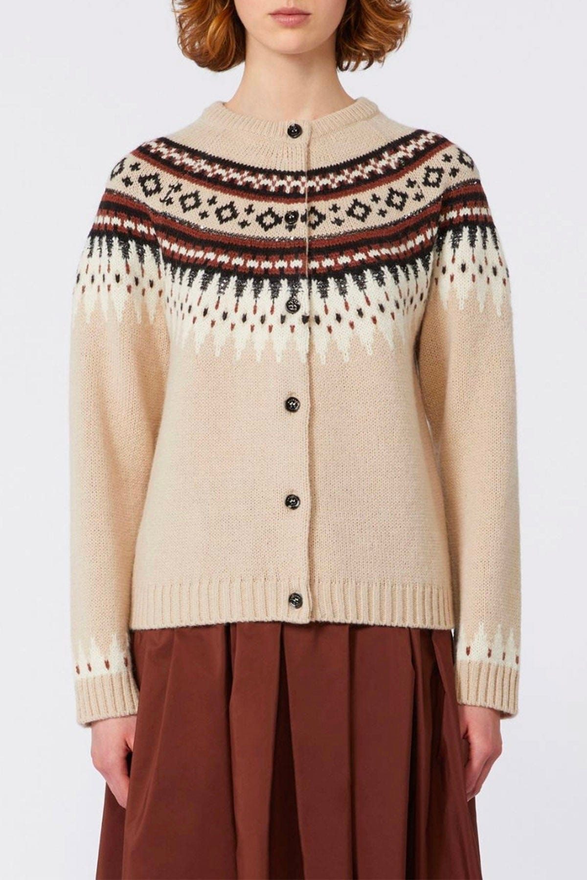 MAXMARA&#39;S BRANDS CARDIGAN  Cardigan in alpaca donna Max Mara Weekend Cabiria1234