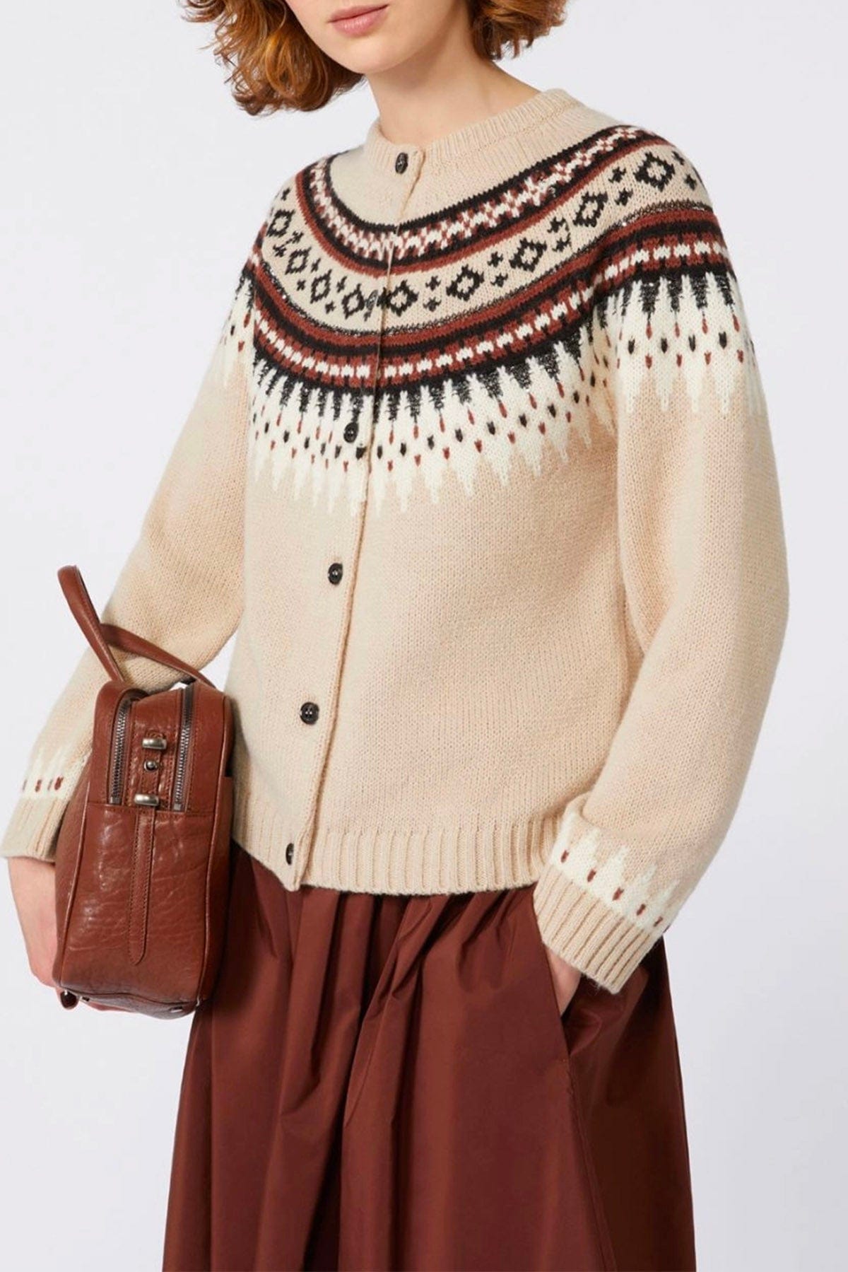 MAXMARA&#39;S BRANDS CARDIGAN  Cardigan in alpaca donna Max Mara Weekend Cabiria1234