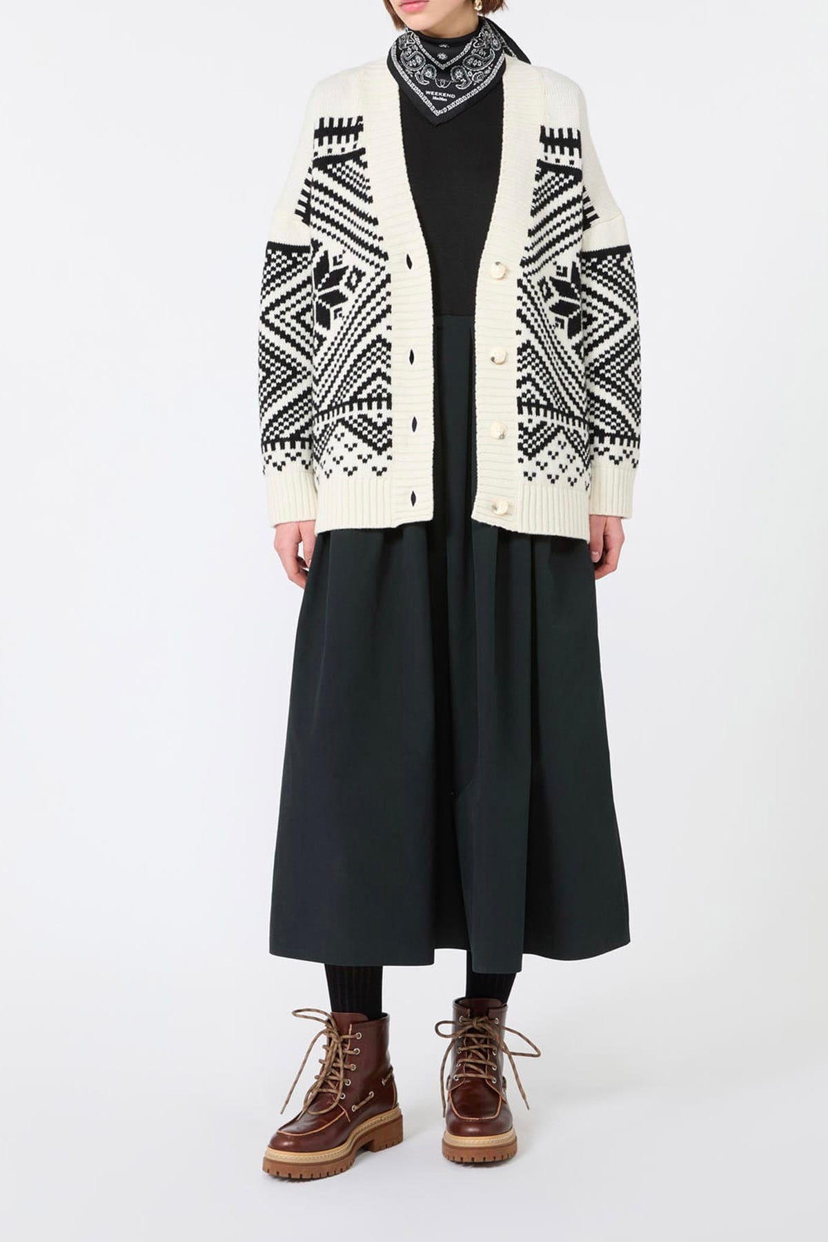MAXMARA'S BRANDS CARDIGAN  Cardigan in lana donna Max Mara Weekend Wkdbelgio