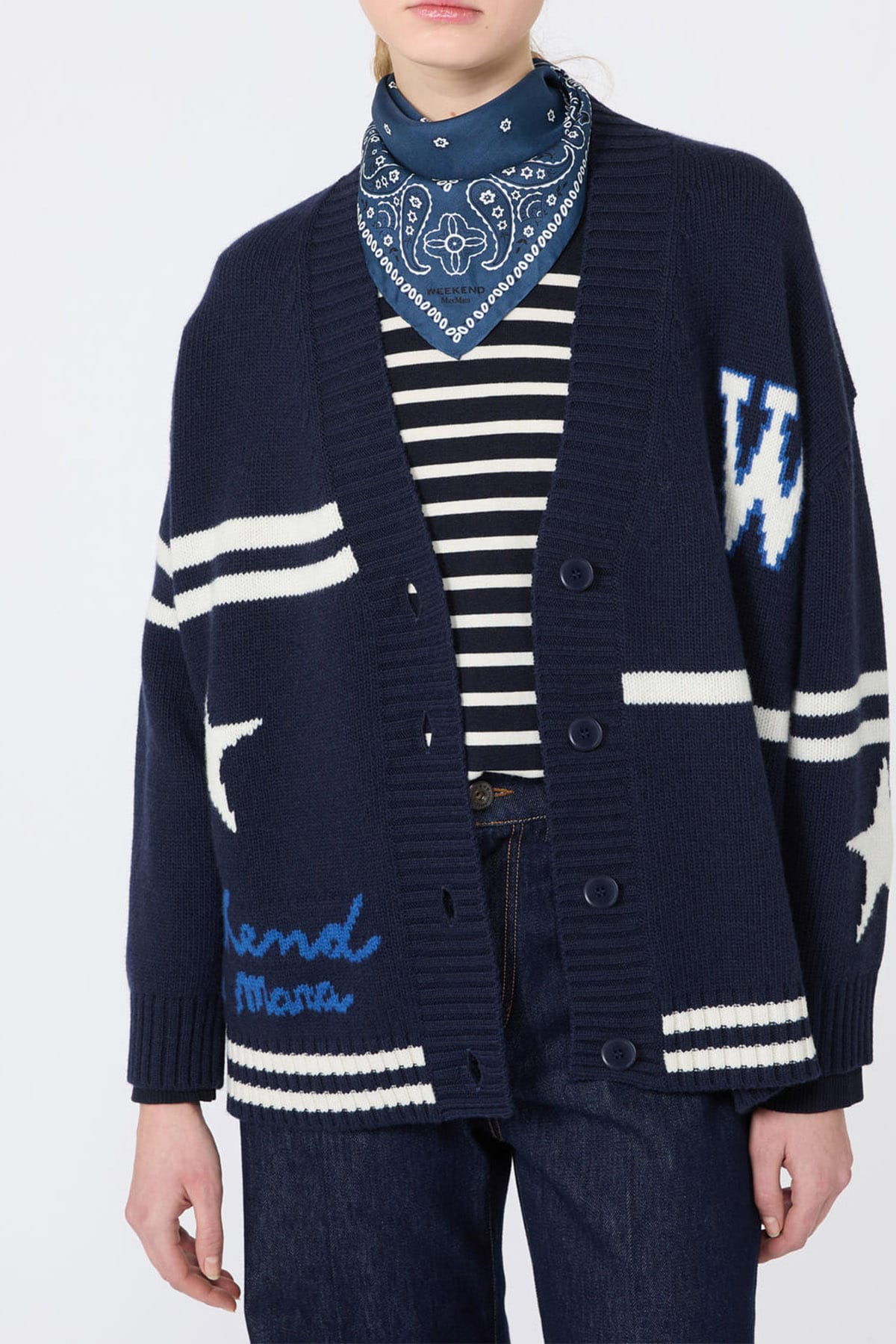 MAXMARA'S BRANDS CARDIGAN  Cardigan in lana donna Max Mara Weekend Wkdbelgio