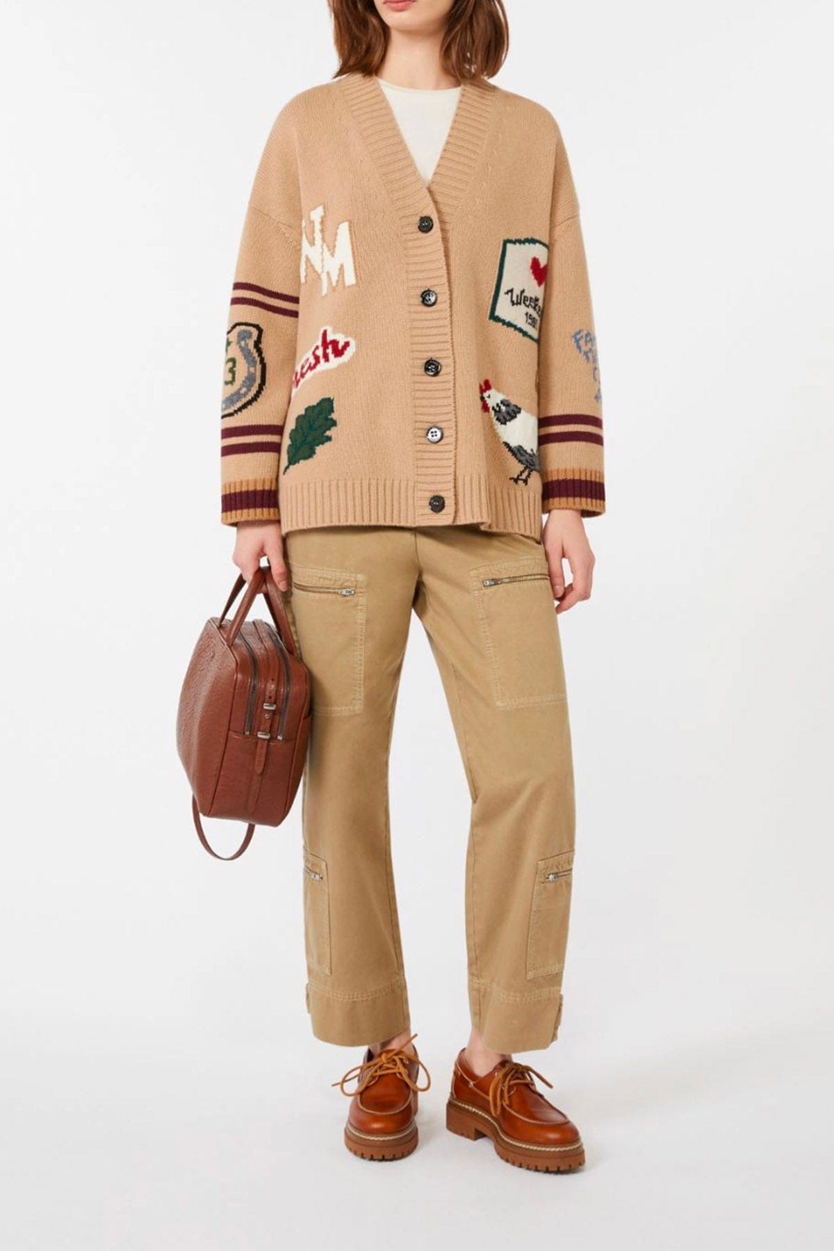 MAXMARA&#39;S BRANDS CARDIGAN  Cardigan in lana donna Weekend Max Mara Belgio