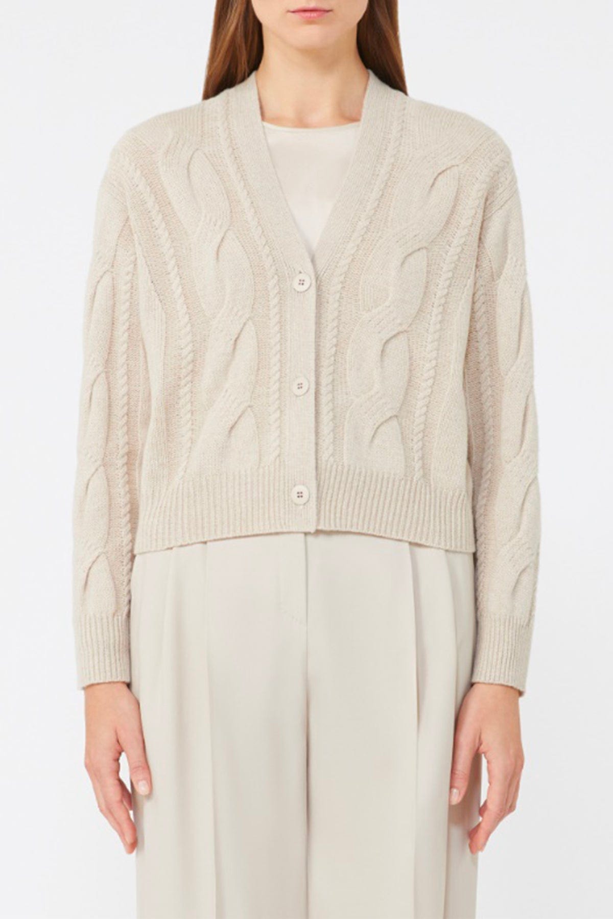 MAXMARA&#39;S BRANDS CARDIGAN  Cardigan in lana e cashmere donna Max Mara Studio Aladino