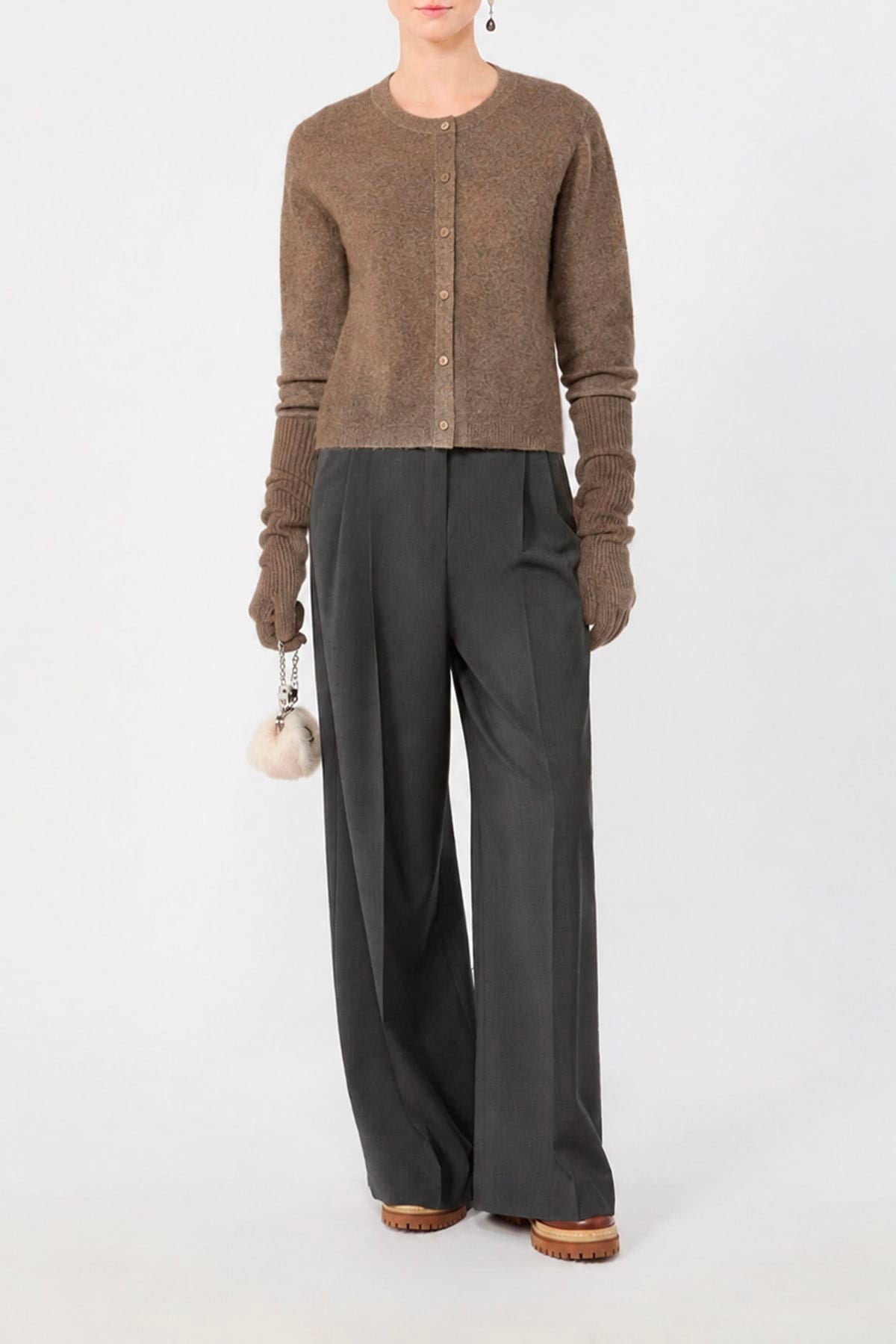 MAXMARA'S BRANDS CARDIGAN  NOCE / XXS Cardigan in lana e cashmere donna Max Mara Weekend Wkdesposto