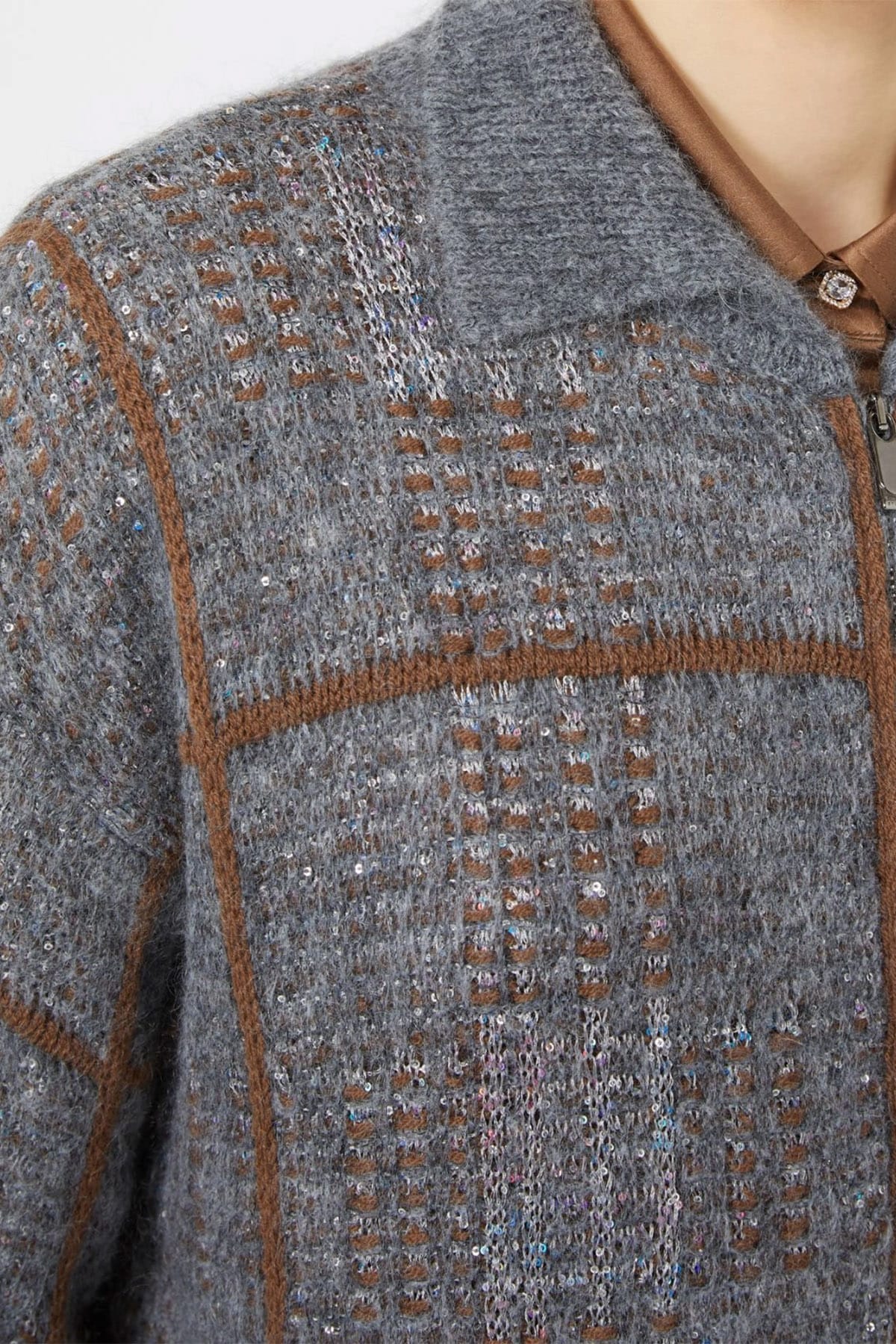 MAXMARA'S BRANDS CARDIGAN  GRIGIO / XXS Cardigan in maglia donna Max Mara Studio Mstegizio