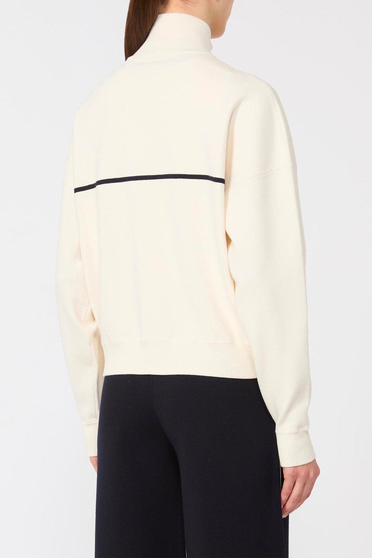 MAXMARA'S BRANDS CARDIGAN  BIANCO / BLU / XXS Cardigan in maglia donna Max Mara Studio Mstvampata