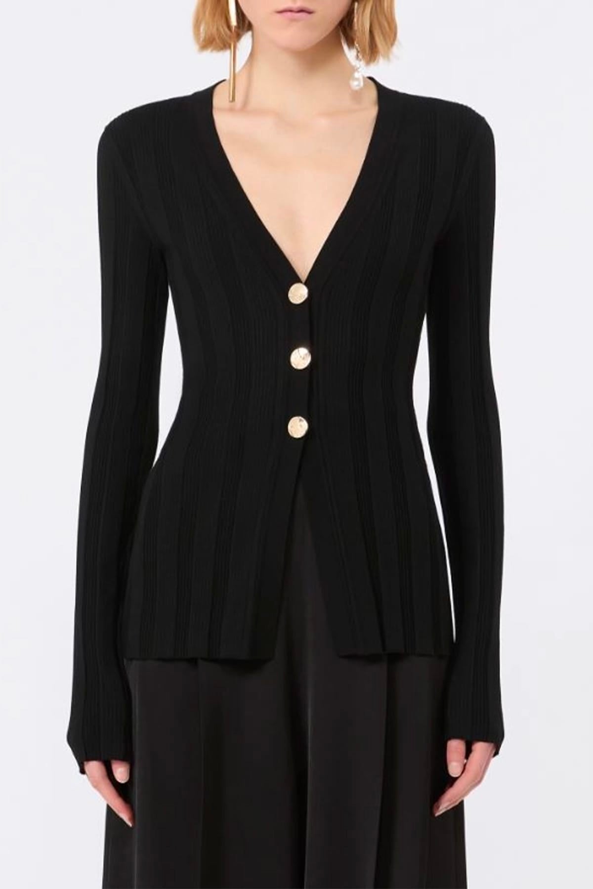 MAXMARA'S BRANDS CARDIGAN  Cardigan nero donna Sportmax Spxlaser