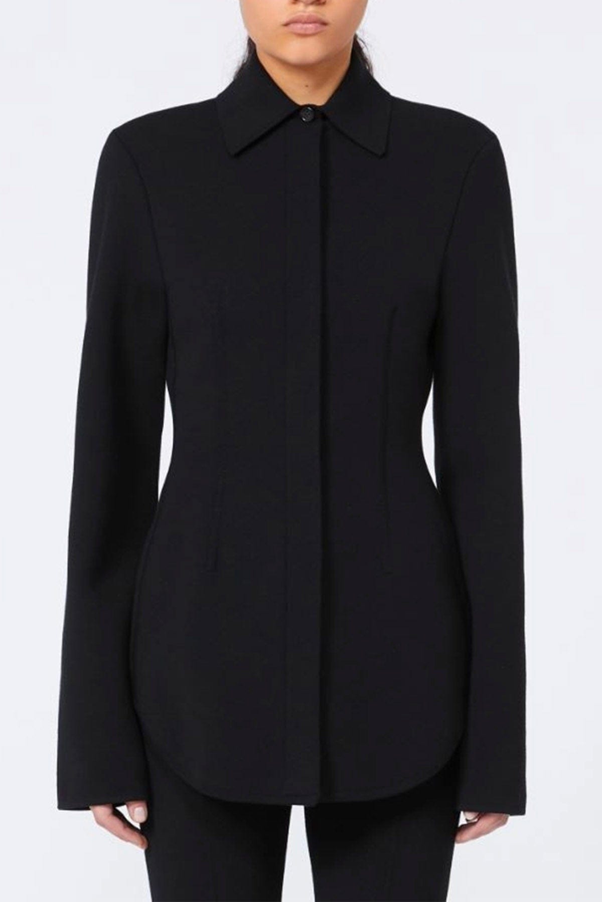 MAXMARA&#39;S BRANDS CARDIGAN  Cardigan nero in maglai Sportmax Baffo1234