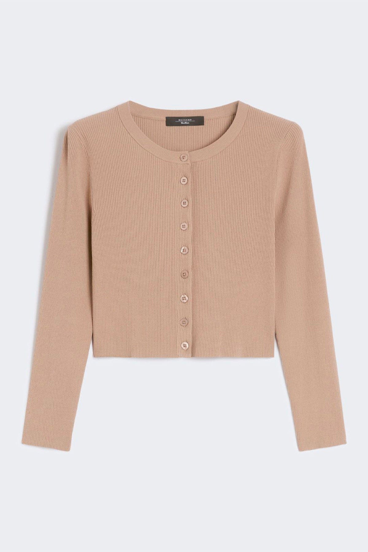 MAXMARA'S BRANDS CARDIGAN  MARRONE / XXS Cardigan con bottoni donna Weekend Max Mara Magiaro