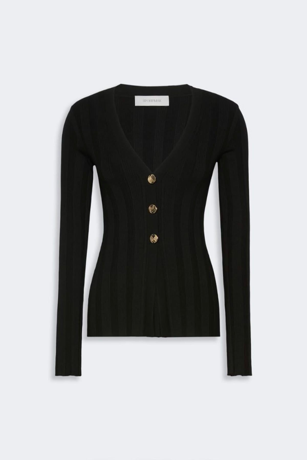 MAXMARA'S BRANDS CARDIGAN  NERO / XXS Cardigan nero donna Sportmax Spxlaser