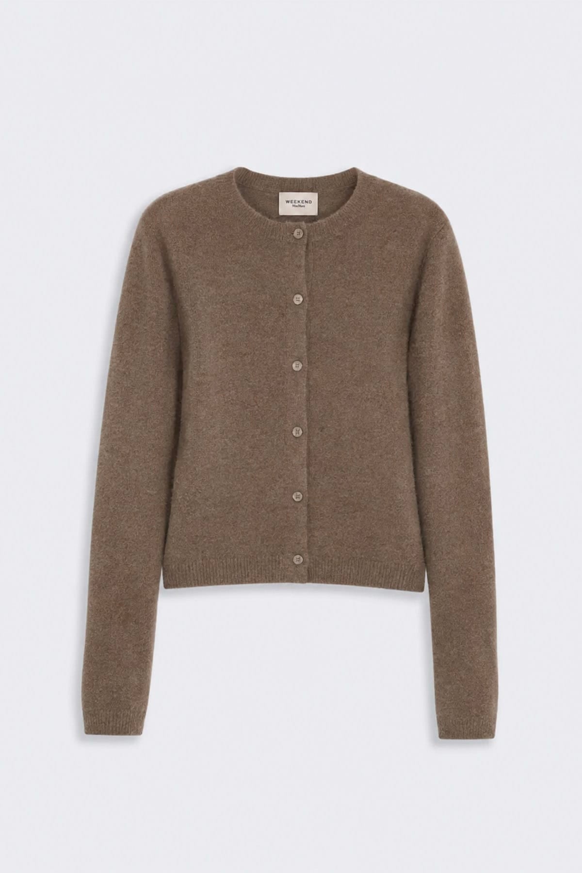 MAXMARA'S BRANDS CARDIGAN  NOCE / XXS Cardigan in lana e cashmere donna Max Mara Weekend Wkdesposto