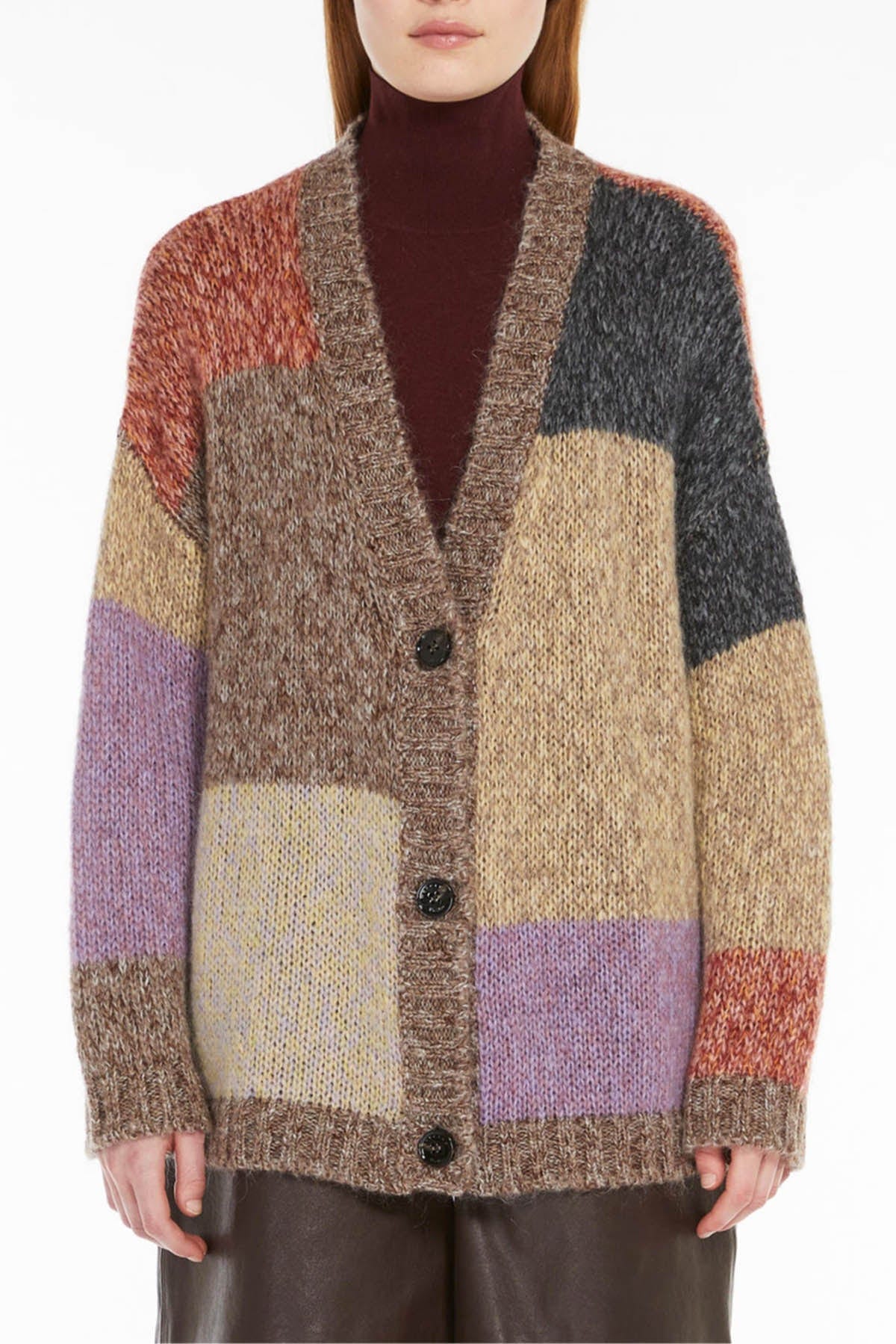 MAXMARA&#39;S BRANDS CARDIGAN  PATCHWORK / XXS Cardigan Patchwork Donna Weekend Max Mara Camera