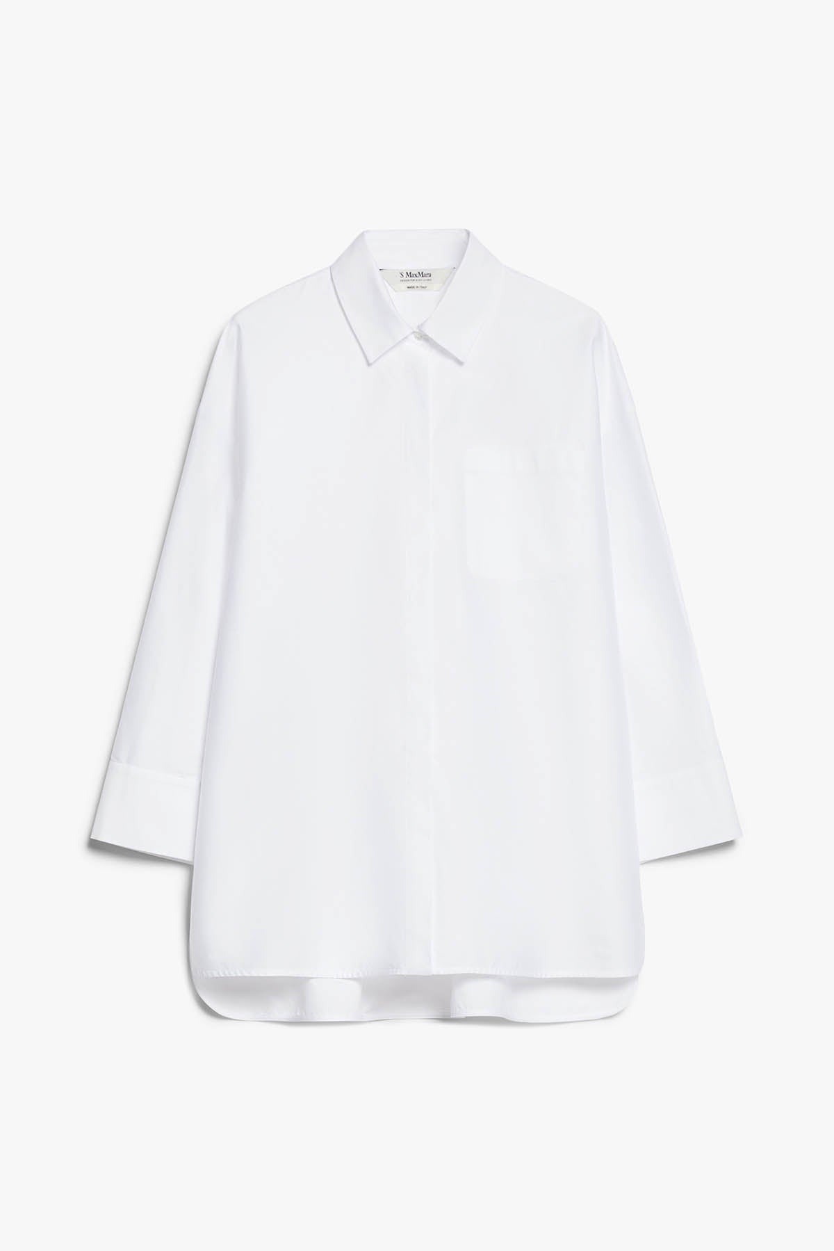 MAXMARA&#39;S BRANDS CASACCA  BIANCO / 34 Blusa in Cotone Donna &#39;S Max Mara Fano