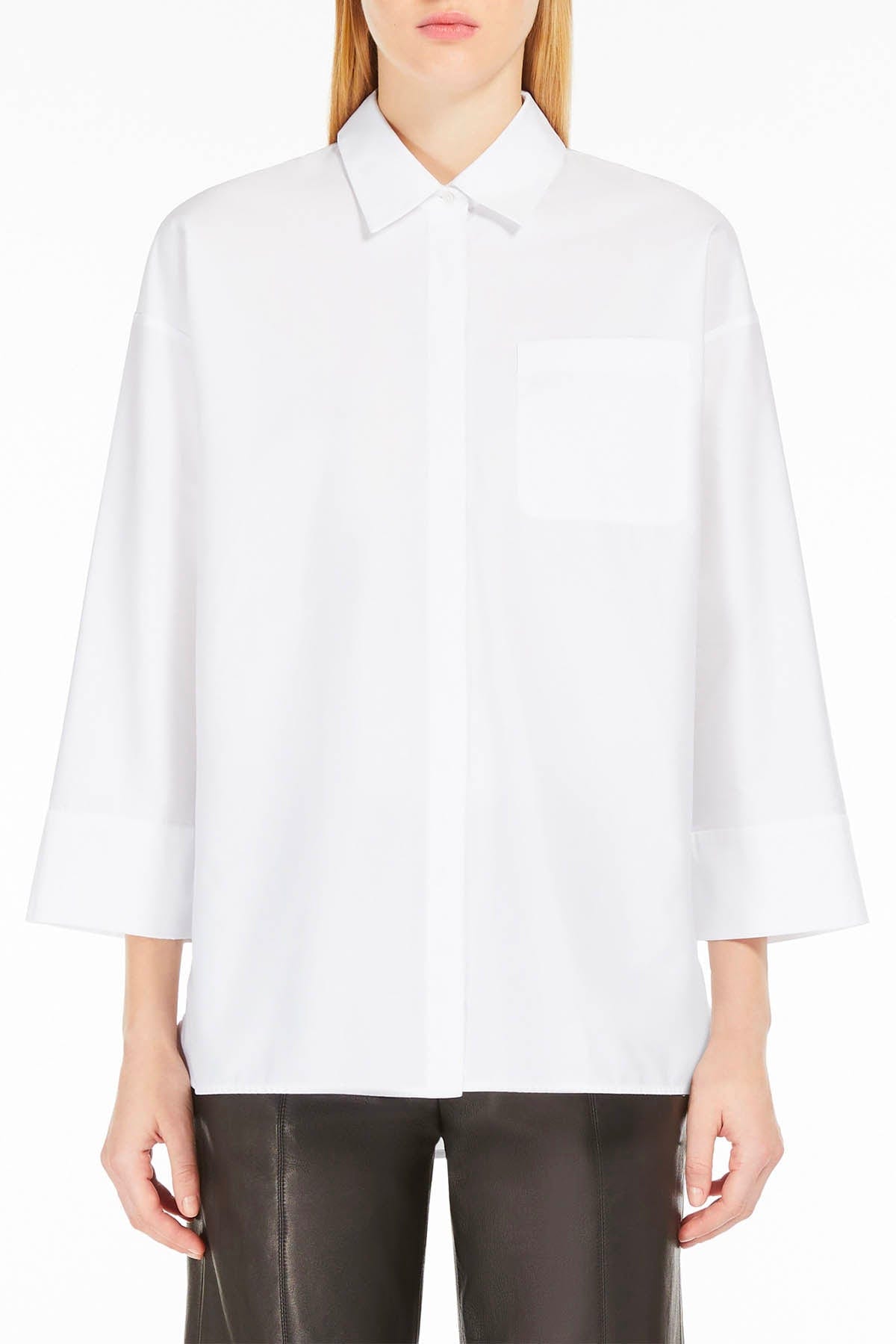 MAXMARA&#39;S BRANDS CASACCA  Blusa in Cotone Donna &#39;S Max Mara Fano