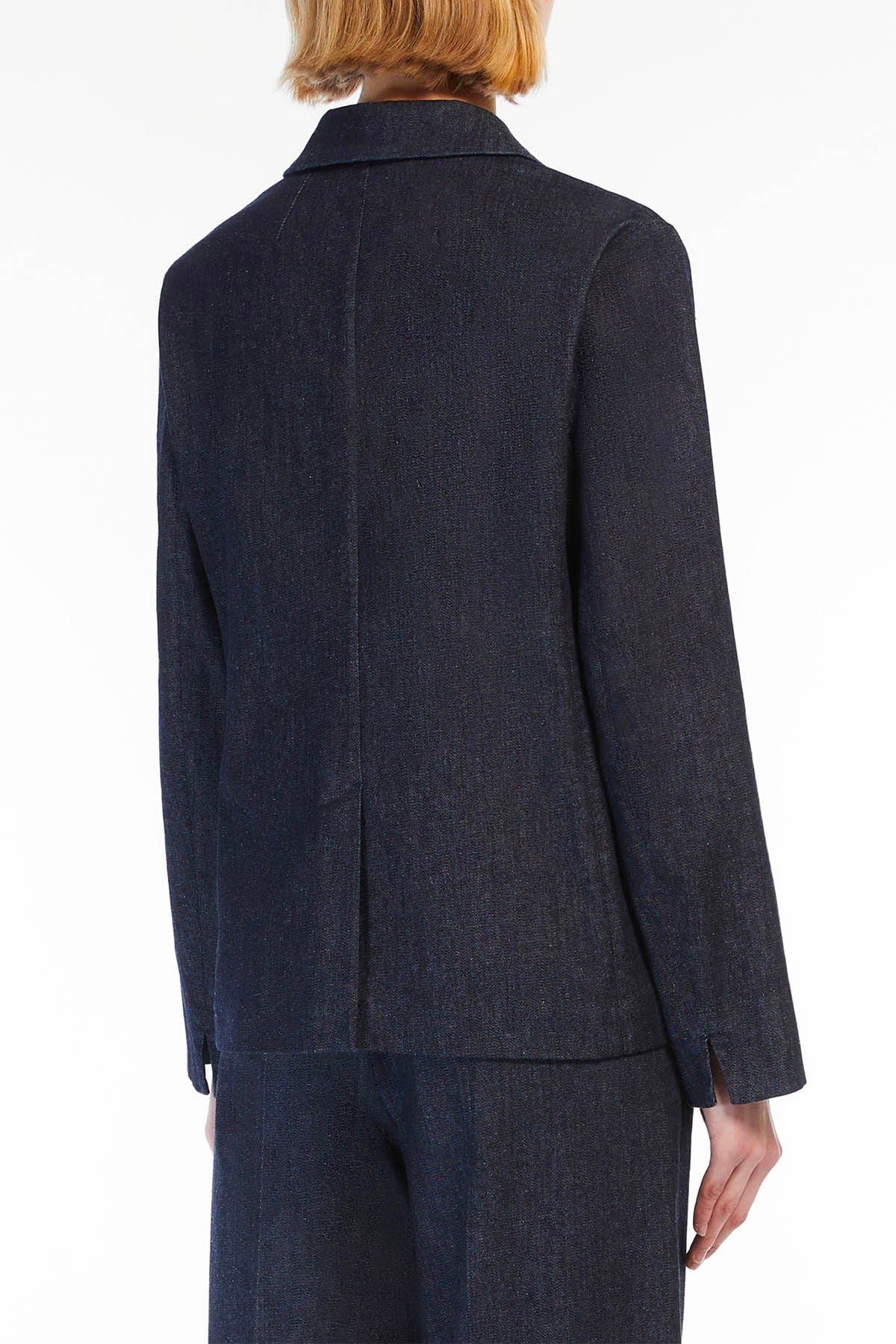 MAXMARA'S BRANDS CASACCA  BLU INDACO / 34 Blusa in Jeans Donna 'S Max Mara Robin