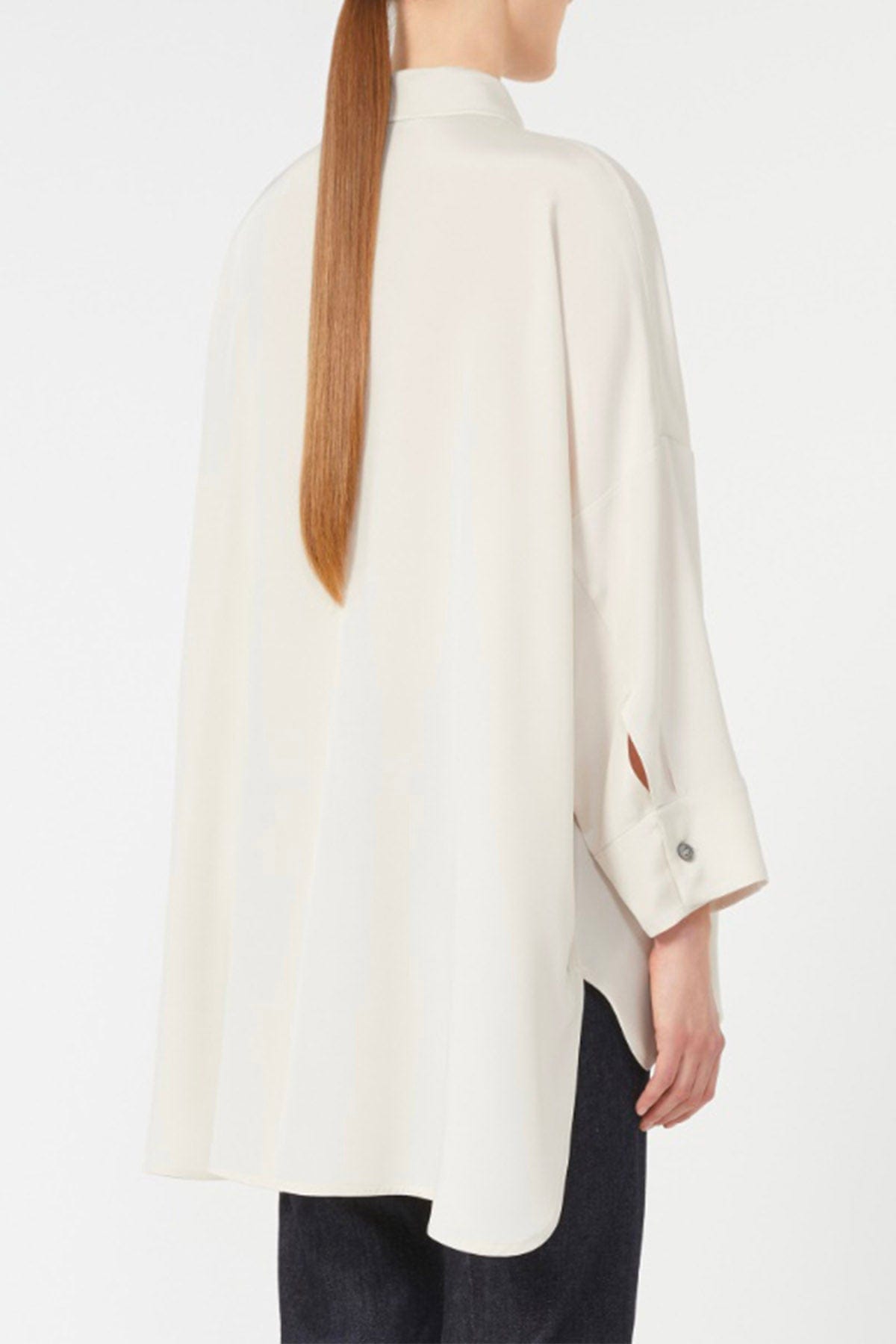 MAXMARA'S BRANDS CASACCA  BIANCO / 34 Blusa in seta donna 'S Max Mara Odeon