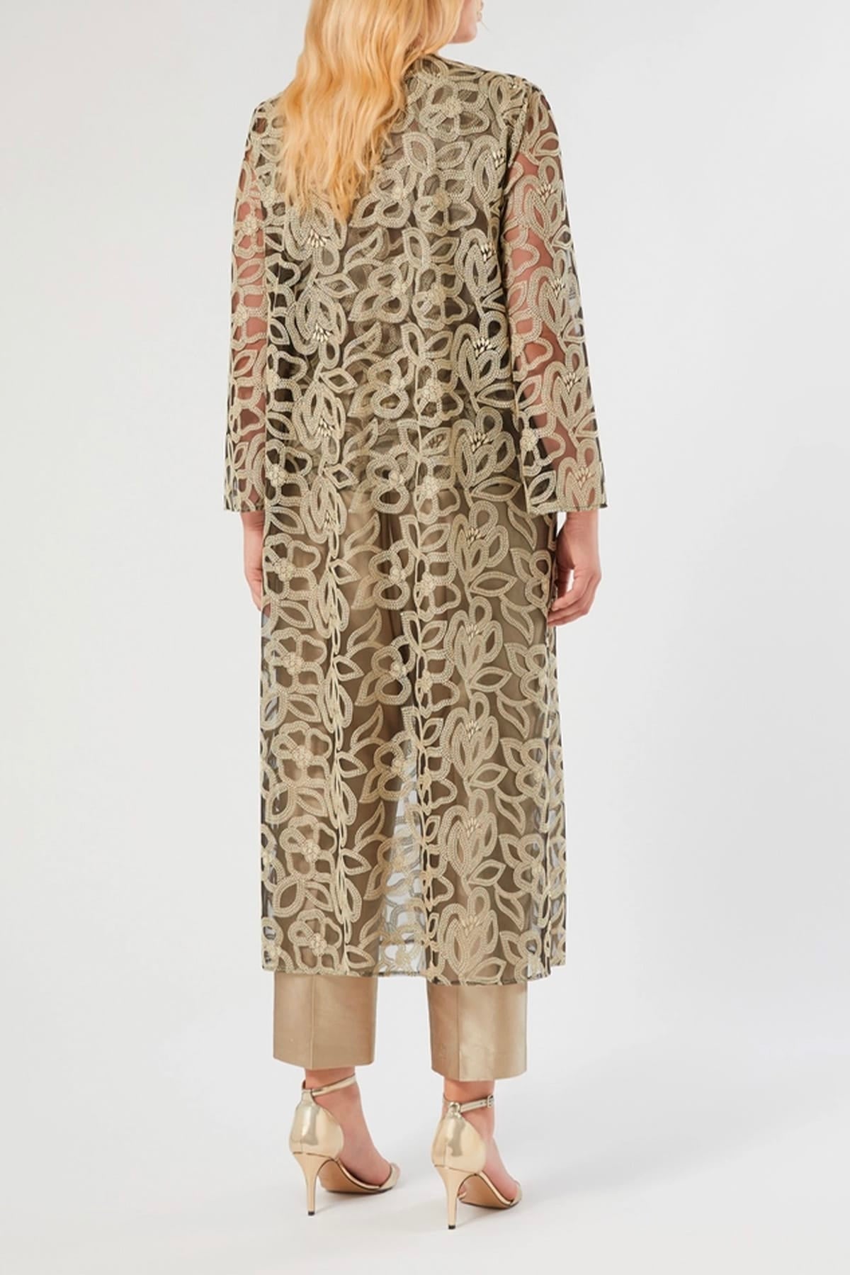 MAXMARA'S BRANDS CASACCA  Blusa in tulle ricamato donna Marina Rinaldi Mrestrenna