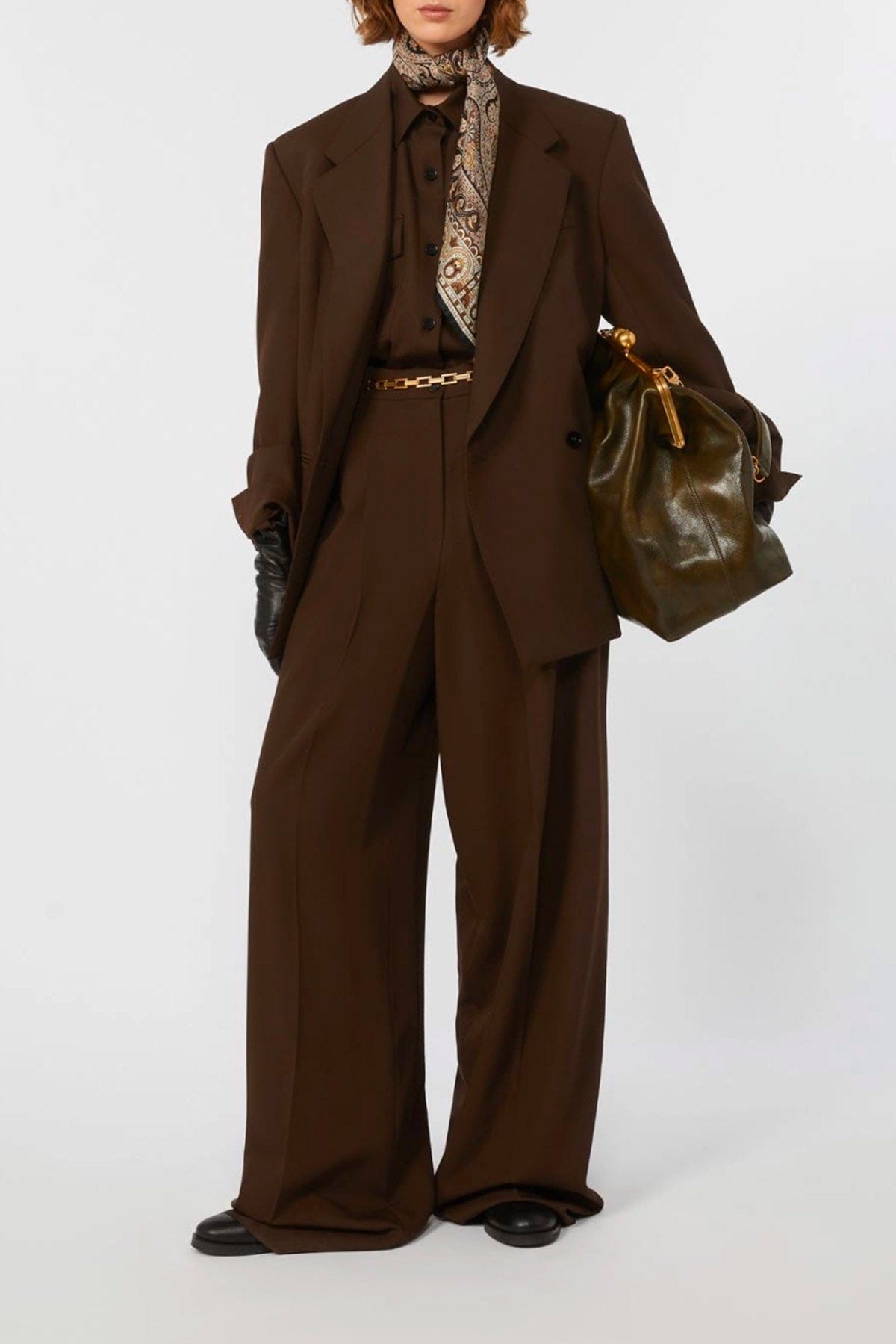 MAXMARA&#39;S BRANDS CASACCA  Camicia marrone donna Max Mara Weekend Firmina