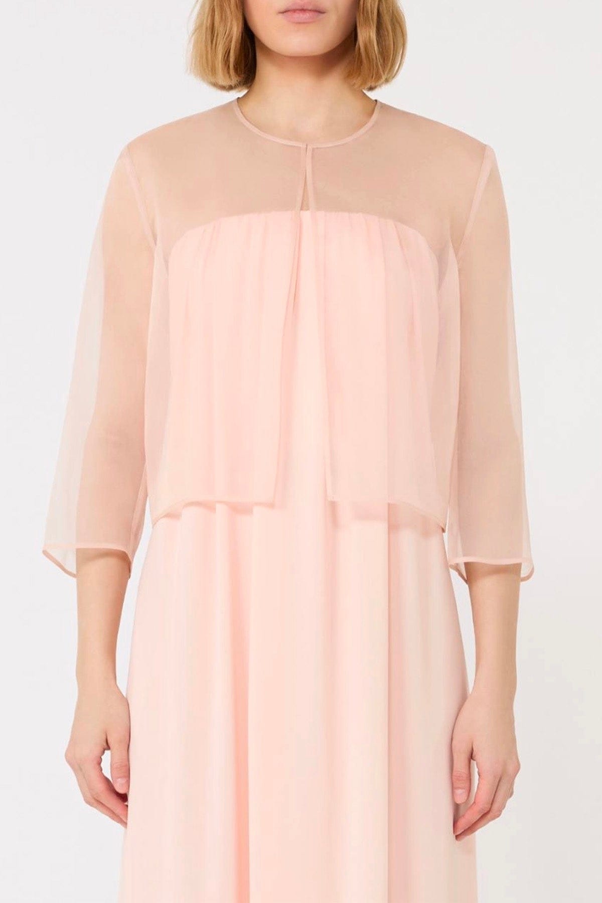 MAXMARA'S BRANDS CASACCA  ROSA CIPRIA / 34 Blusa in seta Max Mara Studio Elegante Mseabitata