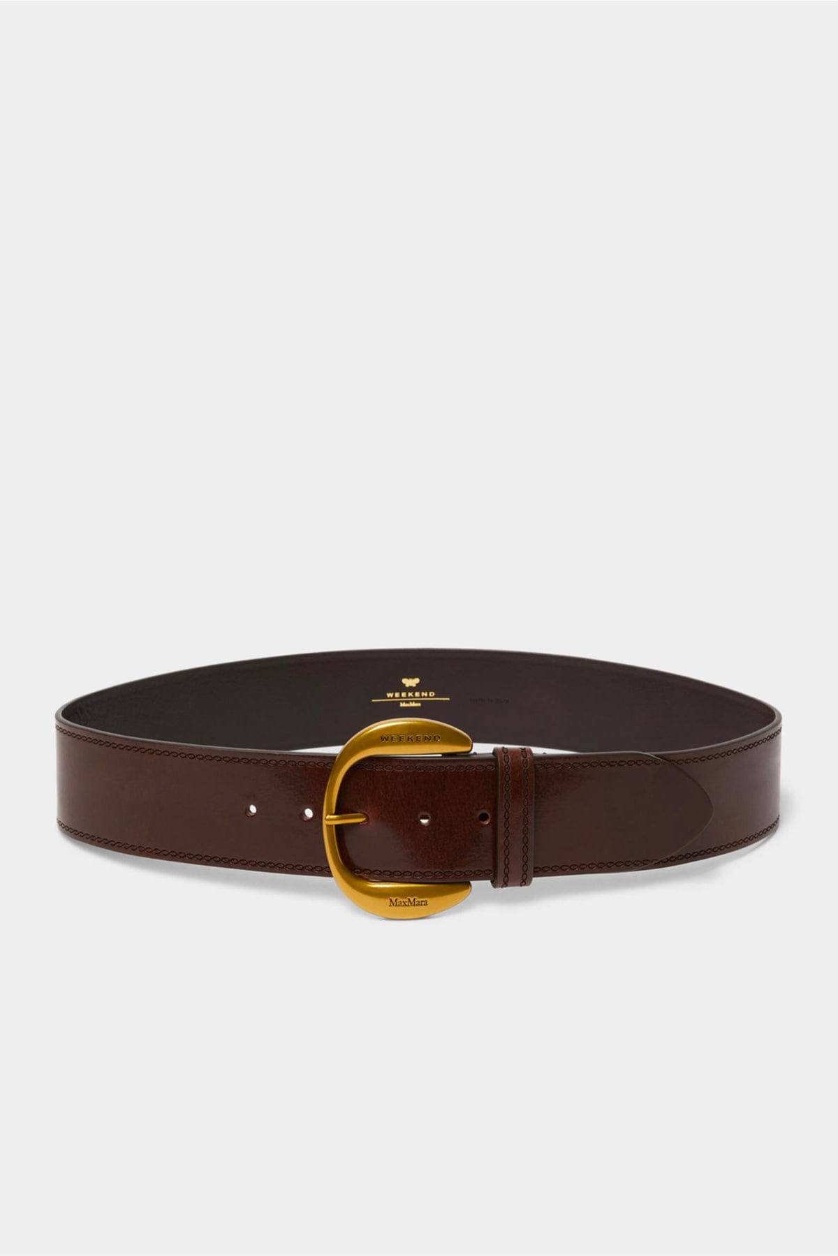 MAXMARA'S BRANDS CINTURA O BRETELLE  EBANO / XXS Cintura in cuoio donna Weekend Max Mara Wkalaccato