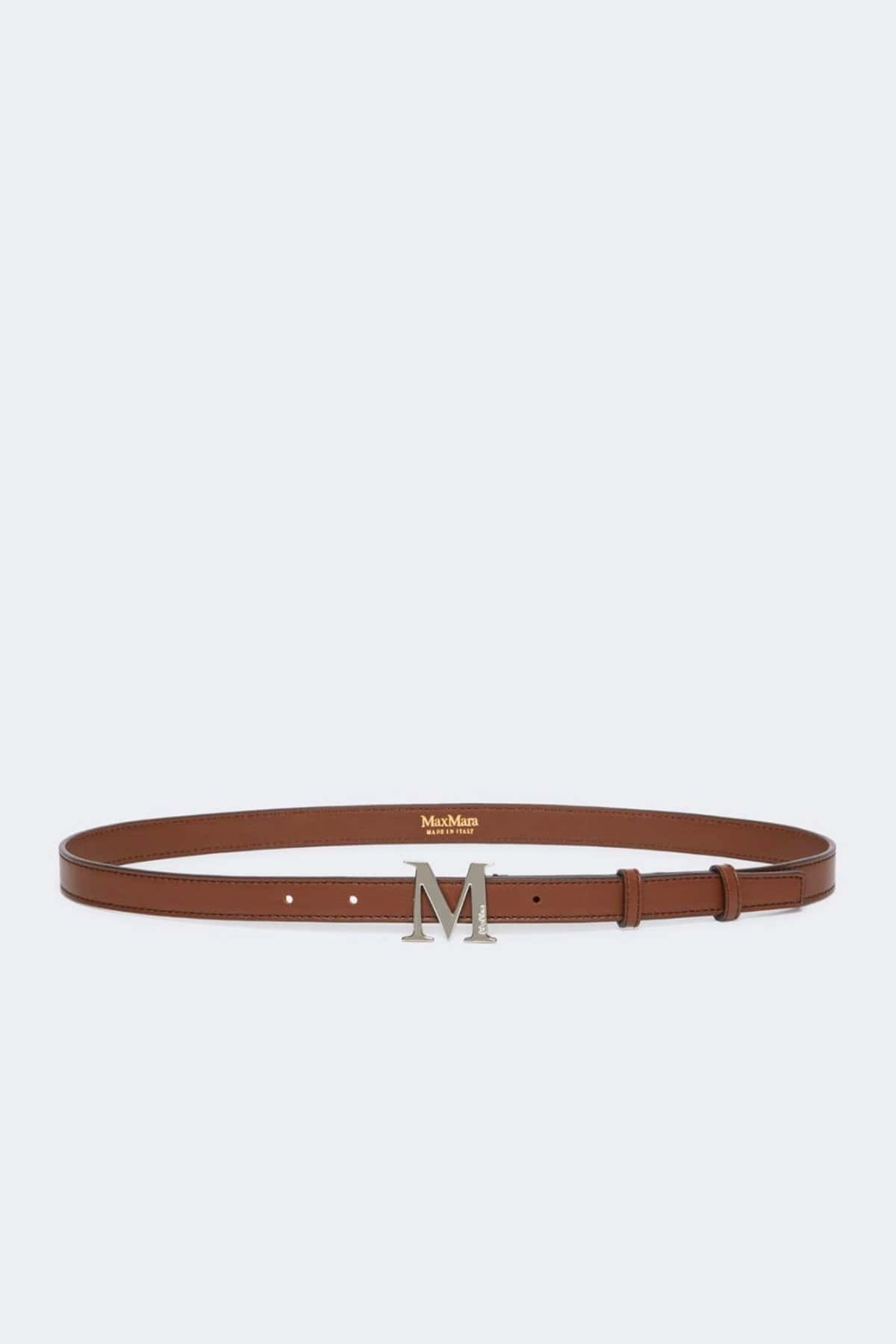 MAXMARA'S BRANDS CINTURA O BRETELLE  NOCE / XXS Cintura donna Max Mara in cuoio Mclassic20