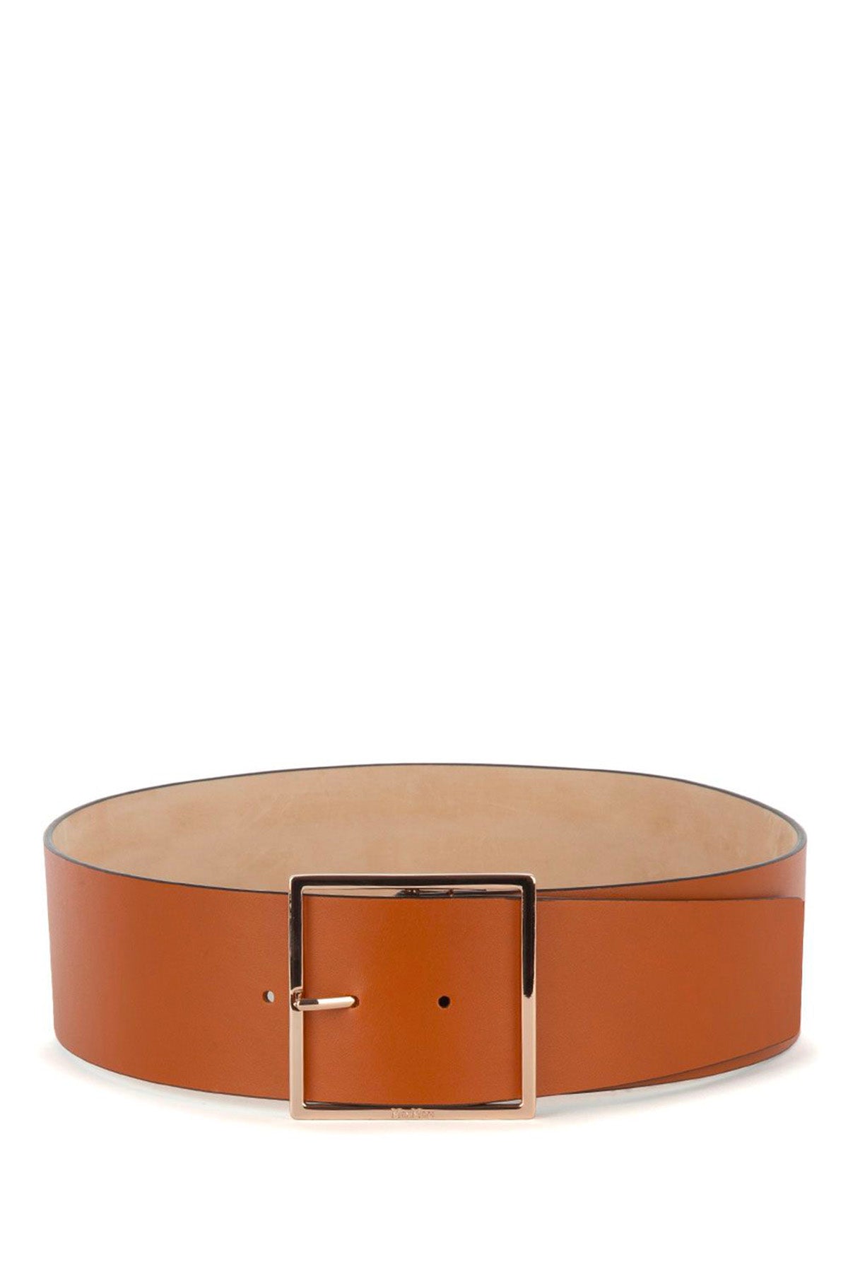 MAXMARA'S BRANDS CINTURA O BRETELLE  TAN / XXS Cintura alta in pelle donna Max Mara Mxaginnico
