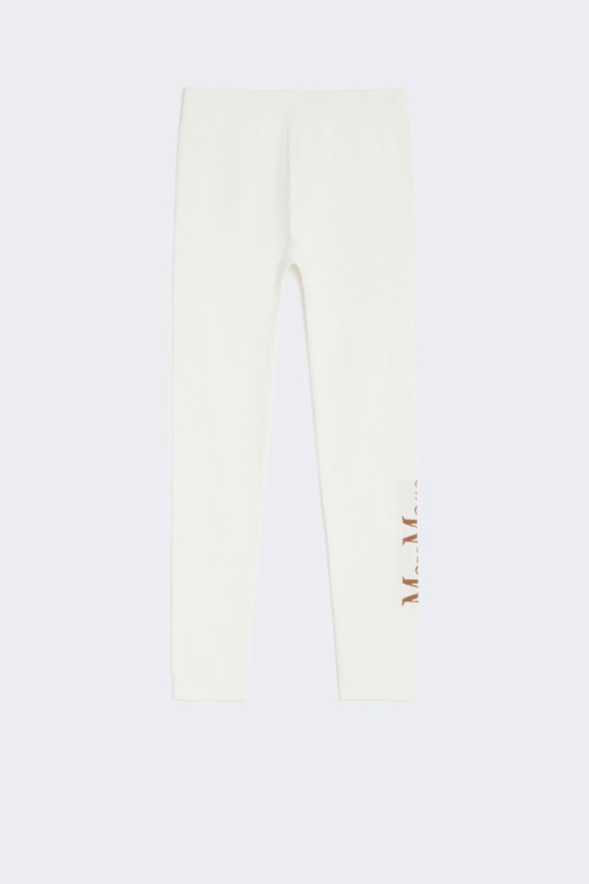 MAXMARA'S BRANDS COLLANT BIANCO / XXS Leggins con logo donna 'S Max Mara Basilea