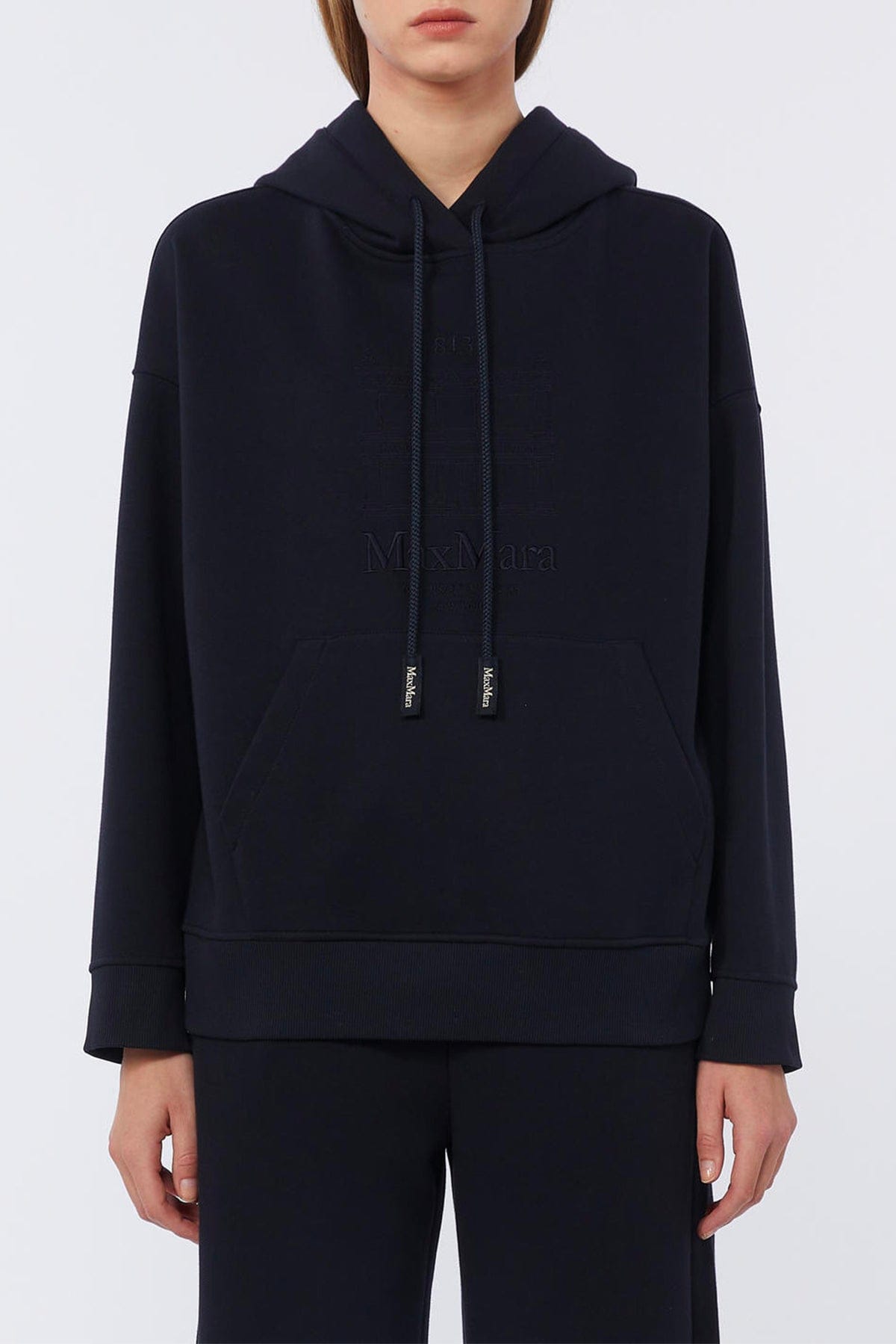 MAXMARA'S BRANDS FELPA  BLU / XXS Felpa in jersey donna 'S Max Mara Smmandrea