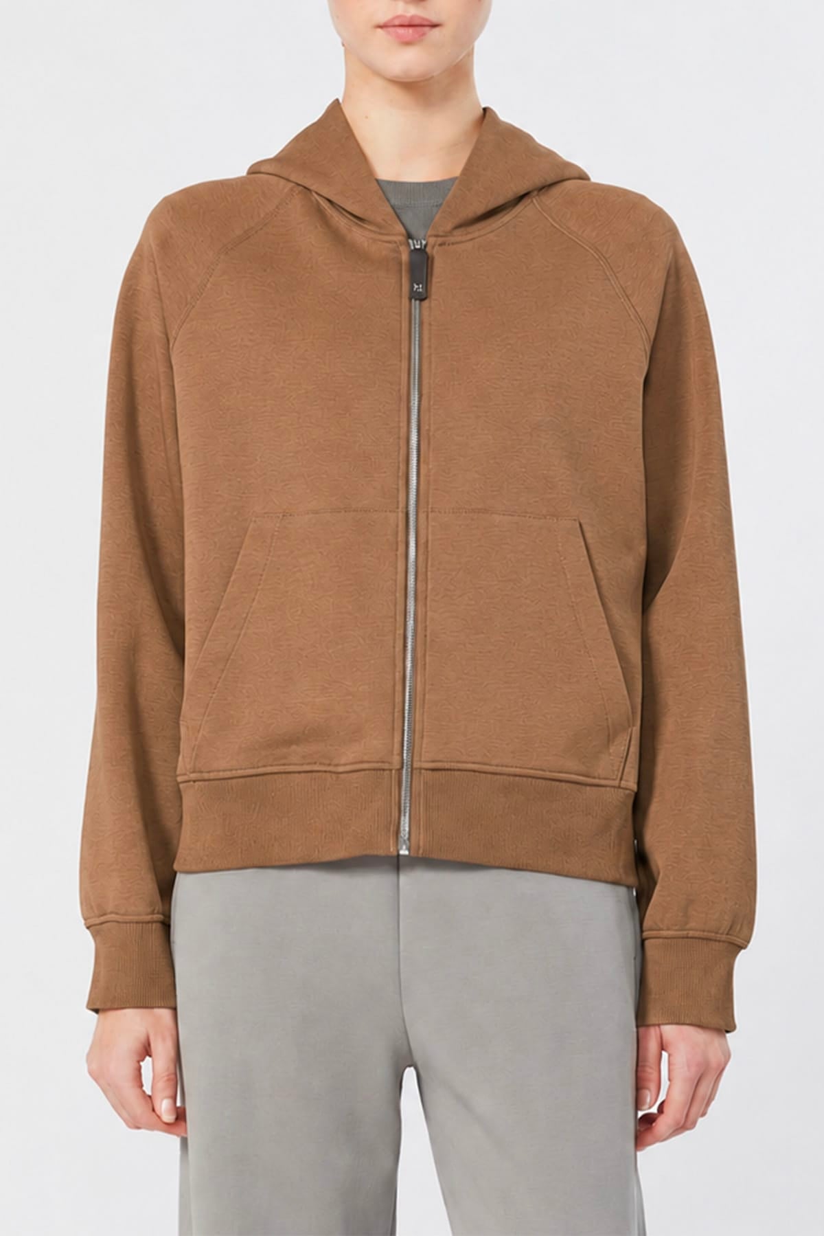 MAXMARA'S BRANDS FELPA  CAMMELLO / XXS Felpa tuta con zip 'S Max Mara Smmmarea