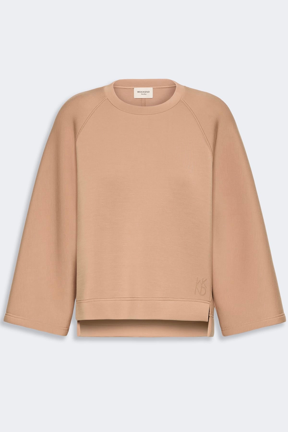 MAXMARA'S BRANDS FELPA  CUOIO / XXS Felpa in scuba donna Max Mara Weekend Wkdvasto