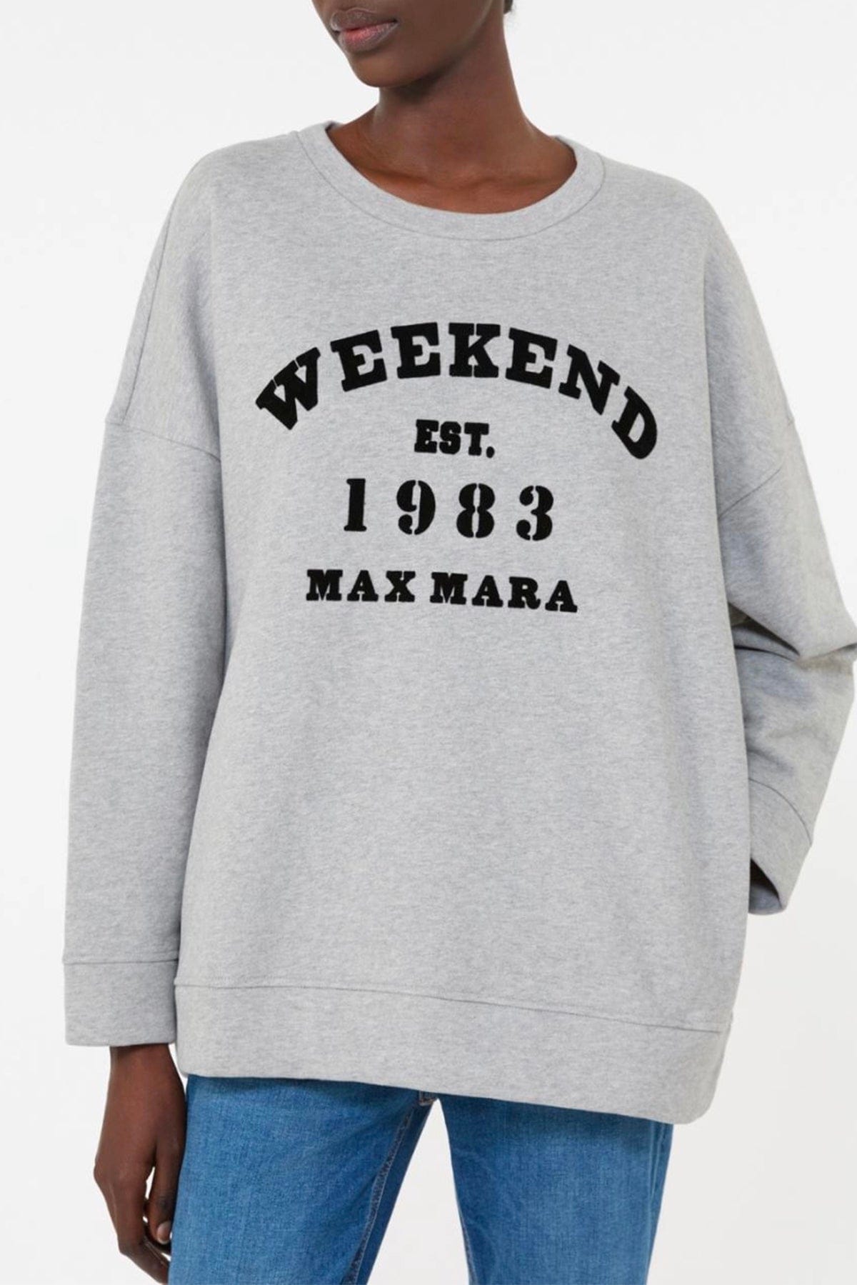 MAXMARA'S BRANDS FELPA  Felpa in cotone donna Weekend Max Mara Wkdgommoso