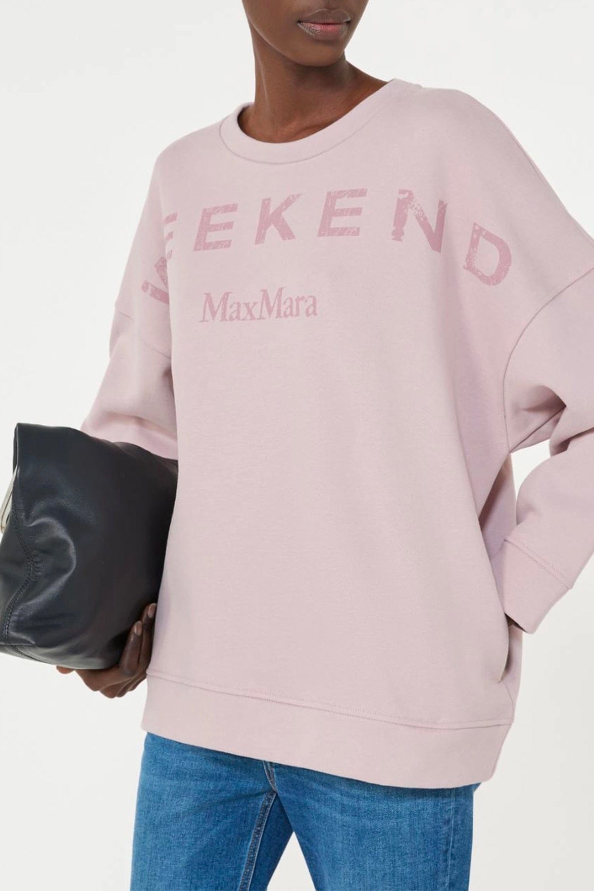 MAXMARA'S BRANDS FELPA  Felpa in cotone donna Weekend Max Mara Wkdgommoso