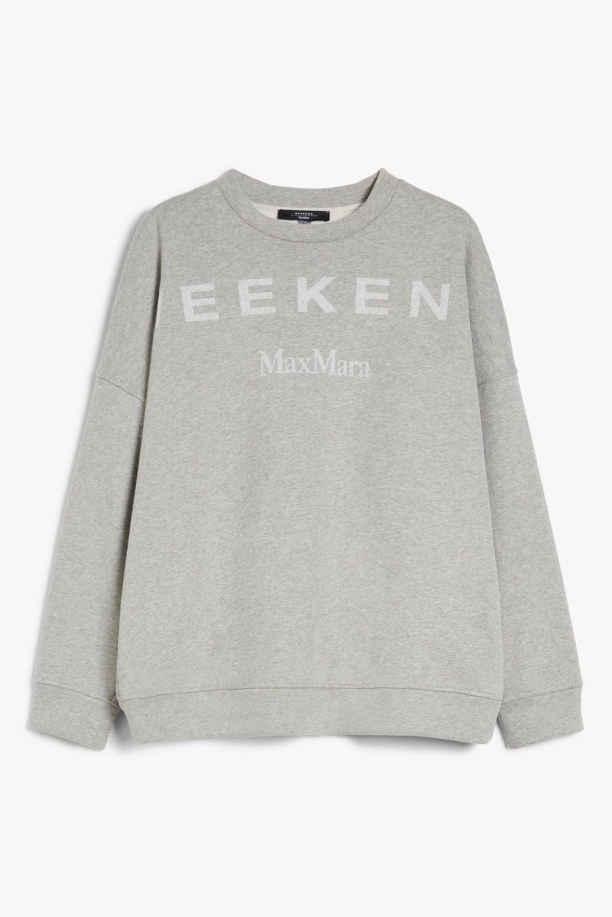 MAXMARA&#39;S BRANDS FELPA  GRIGIO / XXS Felpa in cotone donna Max Mara Weekend Lalla