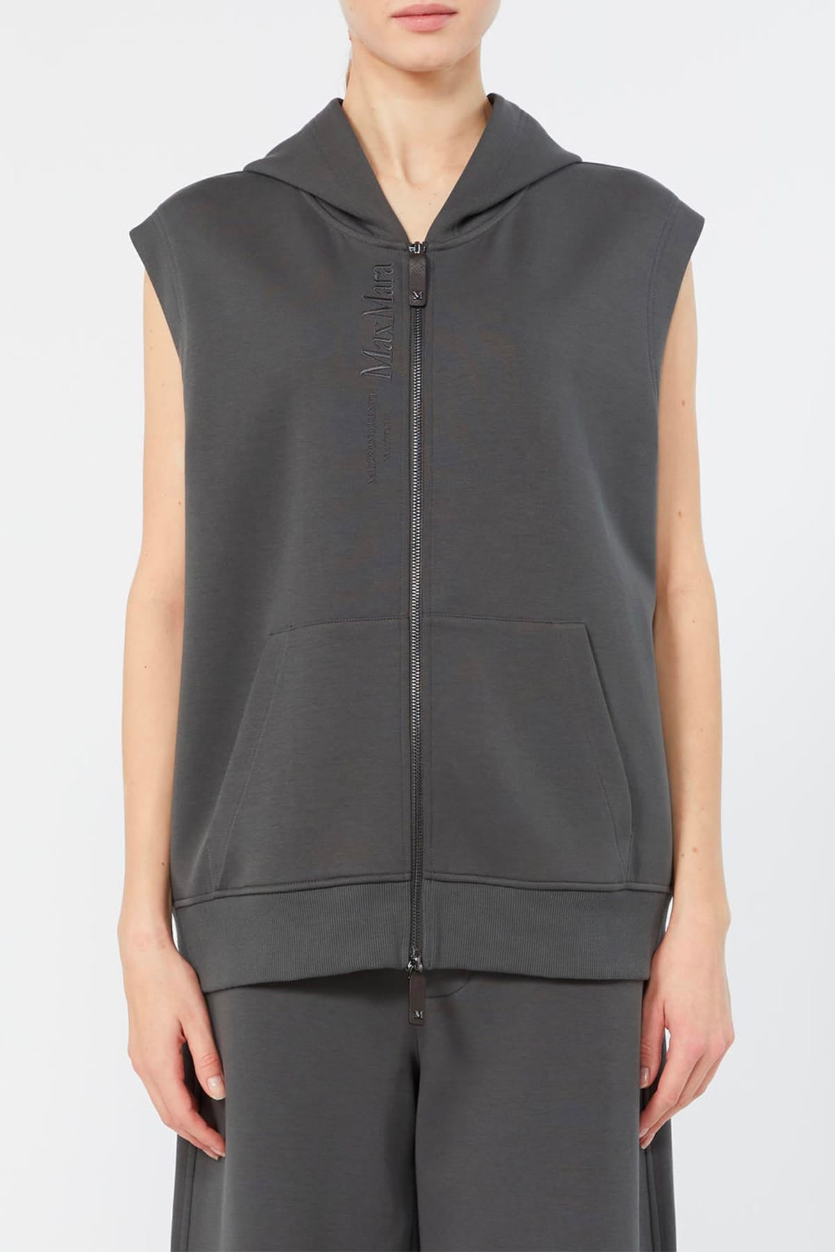 MAXMARA'S BRANDS FELPA  GRIGIO / XXS Felpa senza maniche donna 'S Max Mara Smmballo