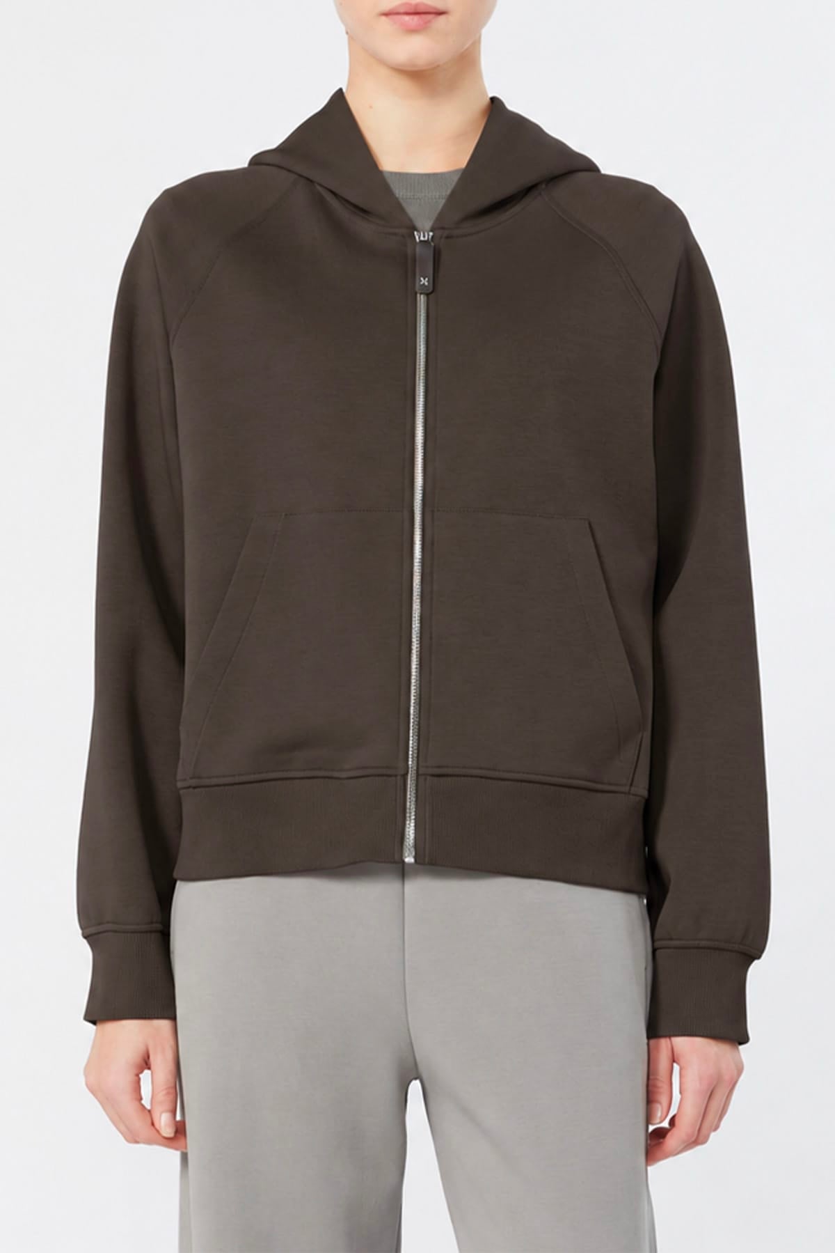 MAXMARA'S BRANDS FELPA  GRIGIO / XXS Felpa tuta con zip 'S Max Mara Smmmarea