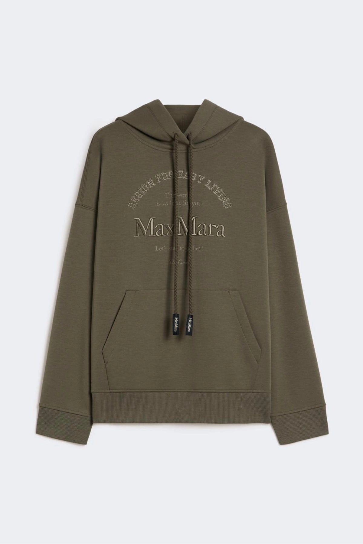 MAXMARA'S BRANDS FELPA  KHAKI / XXS Felpa in jersey donna 'S Max Mara Smmandrea