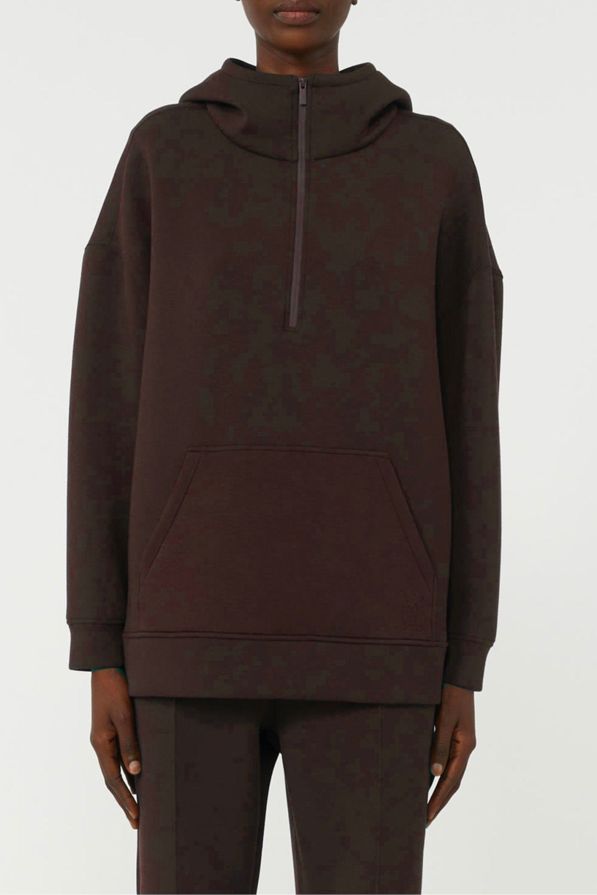 MAXMARA'S BRANDS FELPA  MARRONE / XXS Felpa scuba marrone donna Weekend Max Mara Wkdradura