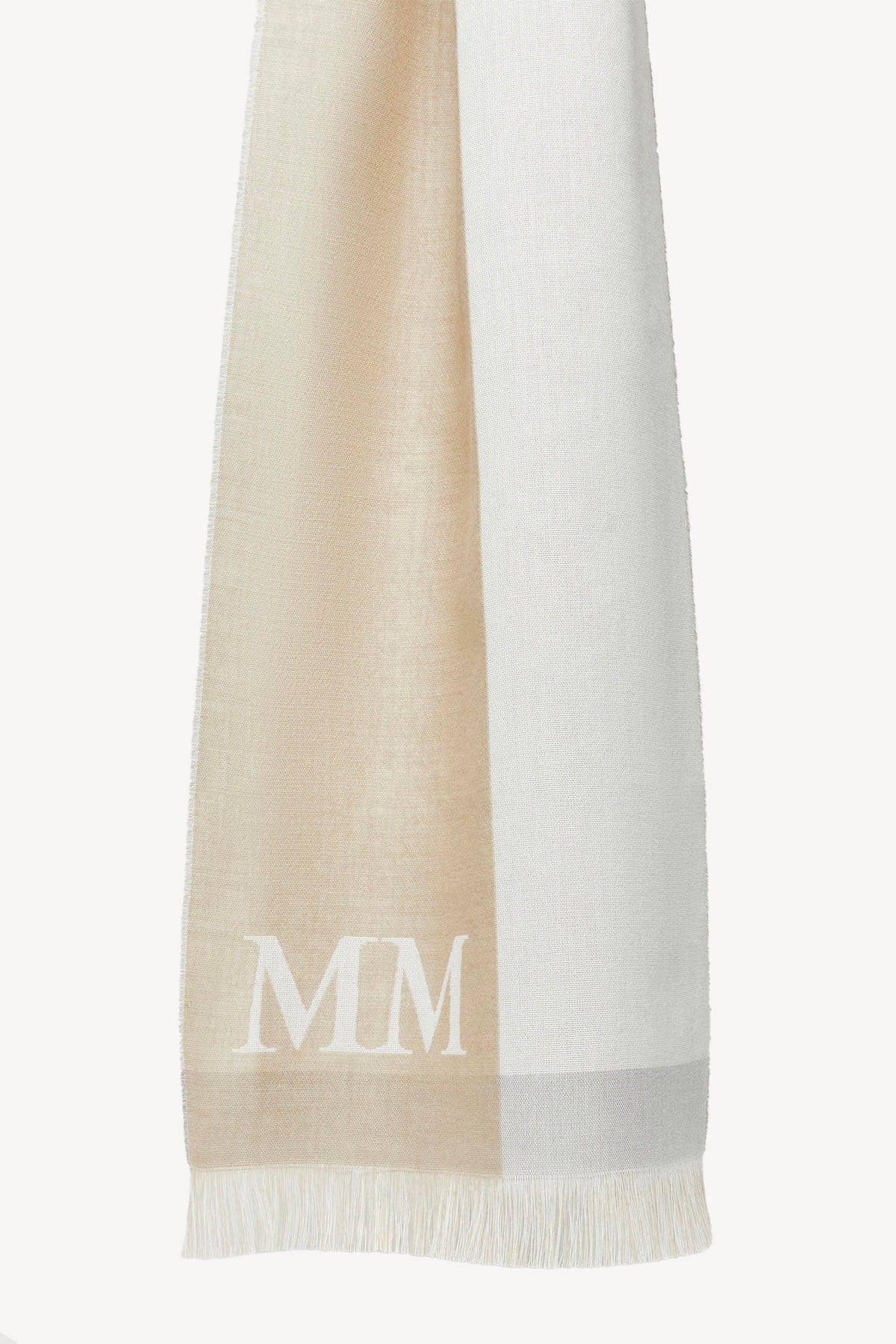 MAXMARA&#39;S BRANDS FOULARD-SCIARPA-NASTRO  BIANCO / NEBBIA / UNICA Stola Max Mara MM Corona