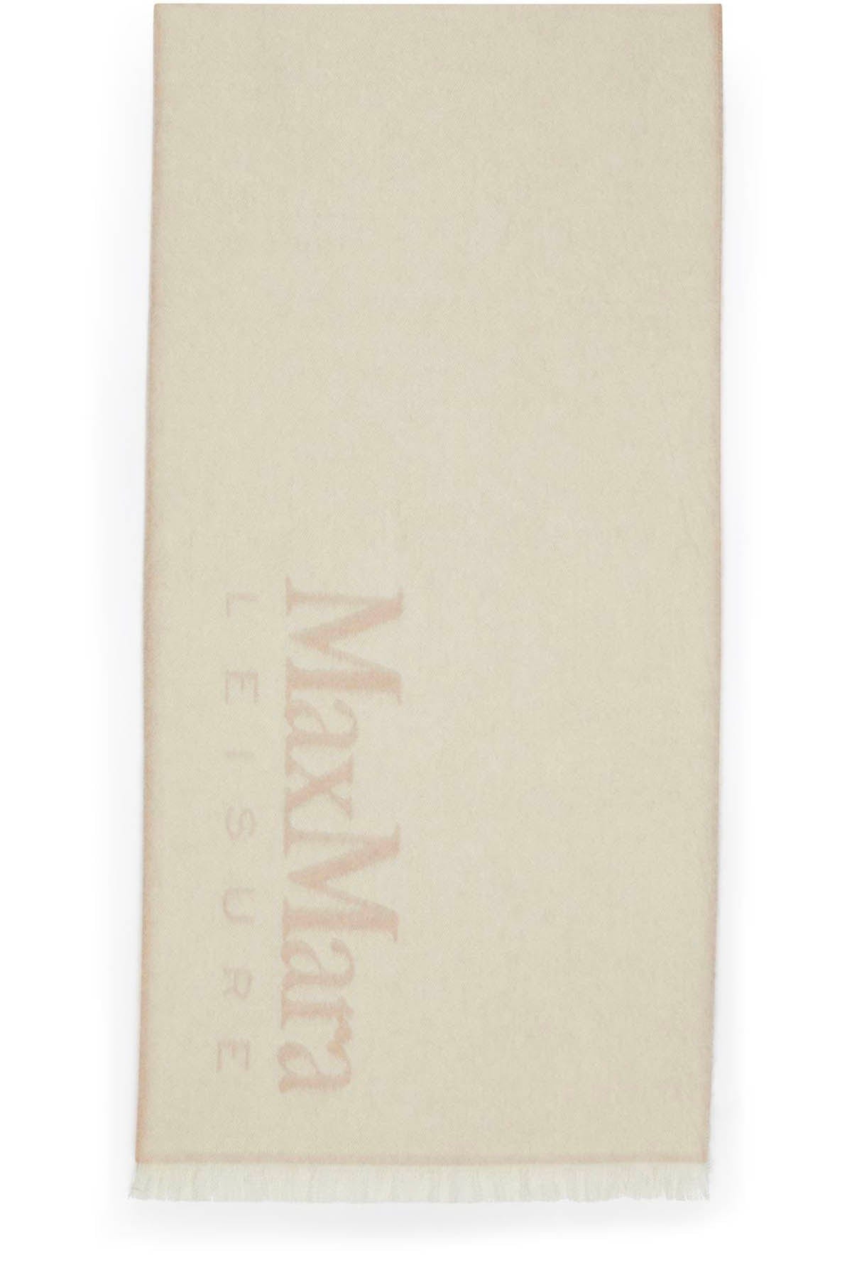 MAXMARA&#39;S BRANDS FOULARD-SCIARPA-NASTRO  BIANCO / NEUTRO / UNICA Stola in Lana Max Mara Leisure Colibri