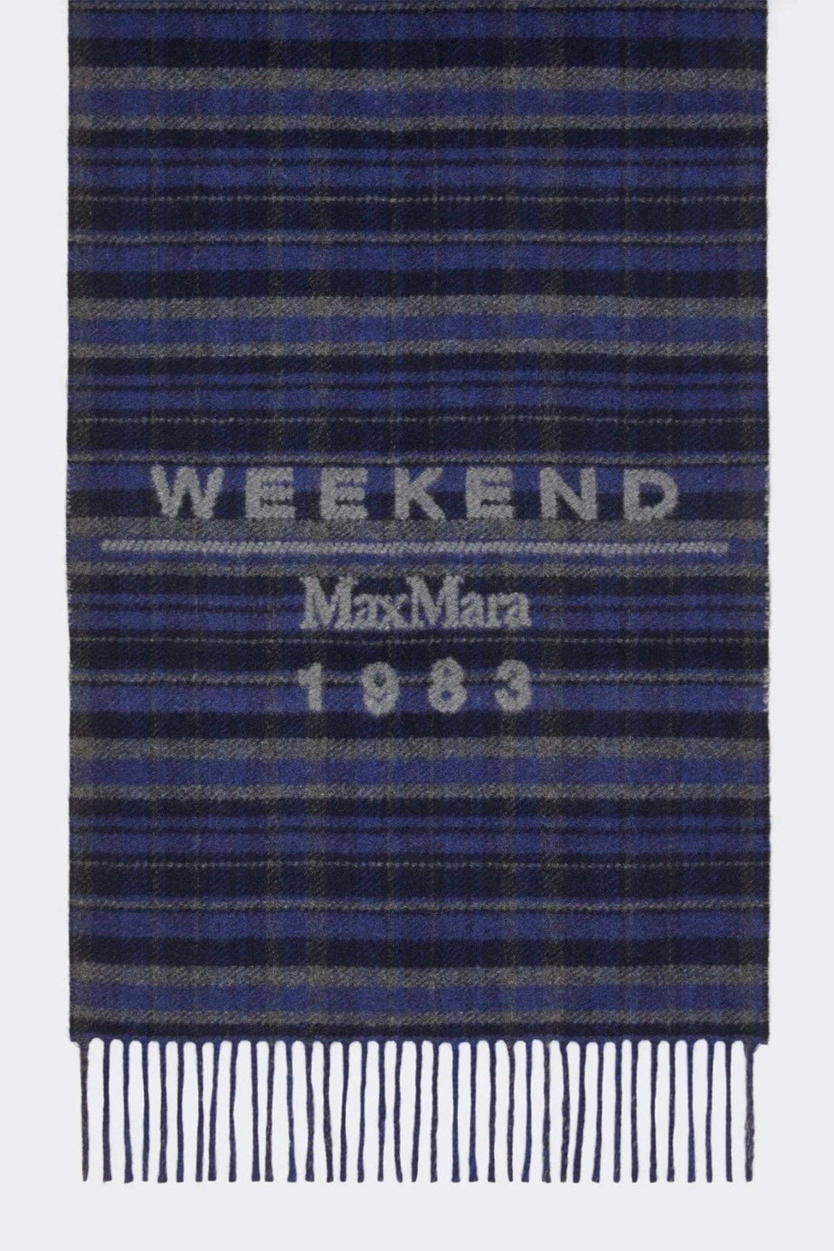 MAXMARA&#39;S BRANDS FOULARD-SCIARPA-NASTRO  BLU NAVY / UNICA Sciarpa donna in lana Max Mara Weekend Pagella