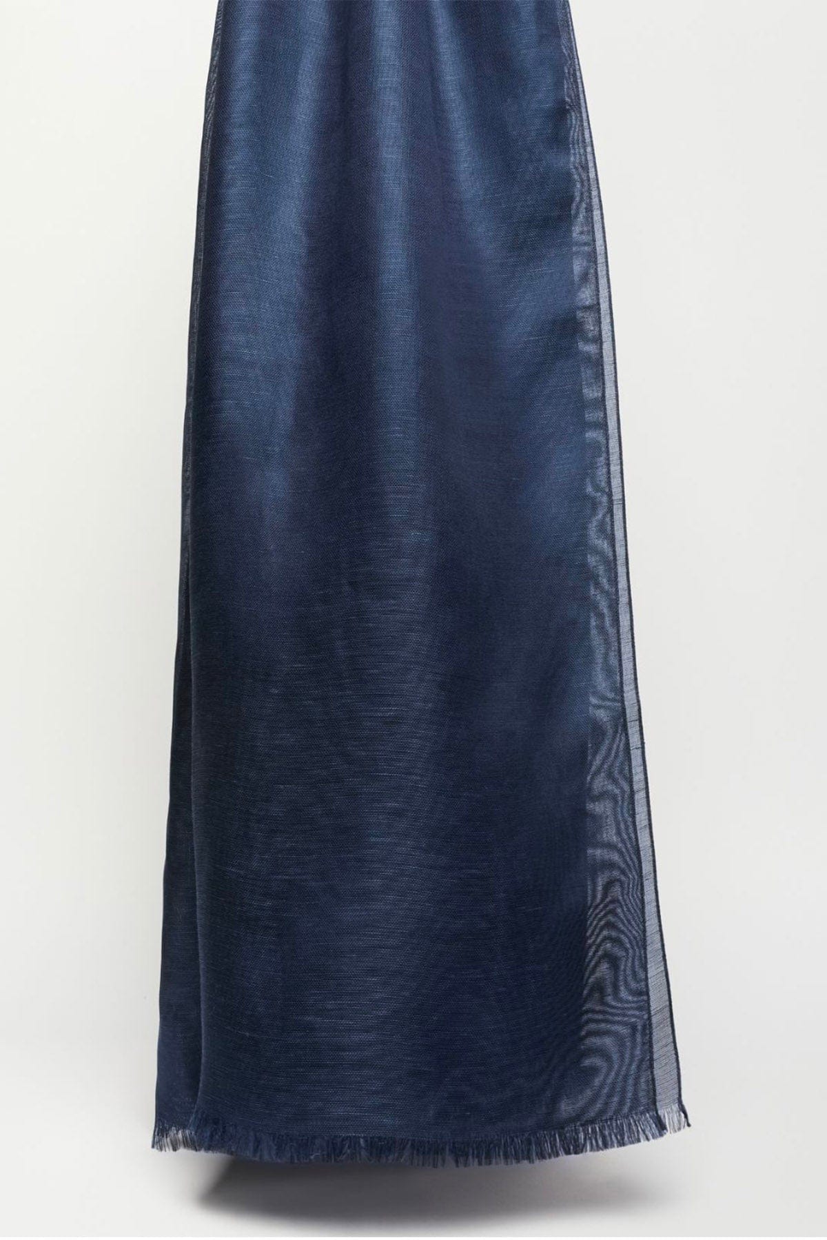 MAXMARA'S BRANDS FOULARD-SCIARPA-NASTRO  BLU / UNICA Stola in lino e seta 'S Max Mara Zanzibar