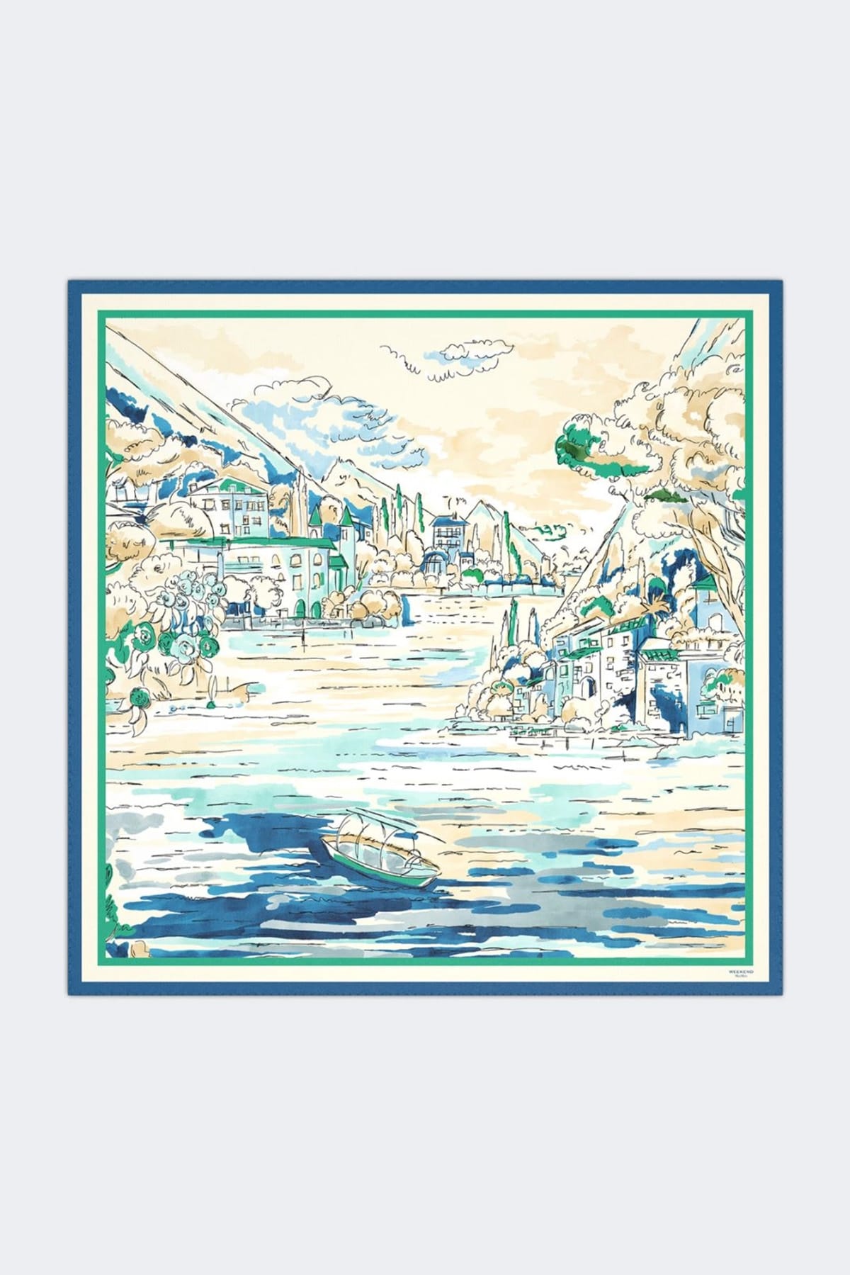 MAXMARA'S BRANDS FOULARD-SCIARPA-NASTRO  DIS. PAESAGGIO / UNICA Foulard in seta donna Max Mara Weekend Wkaonesto