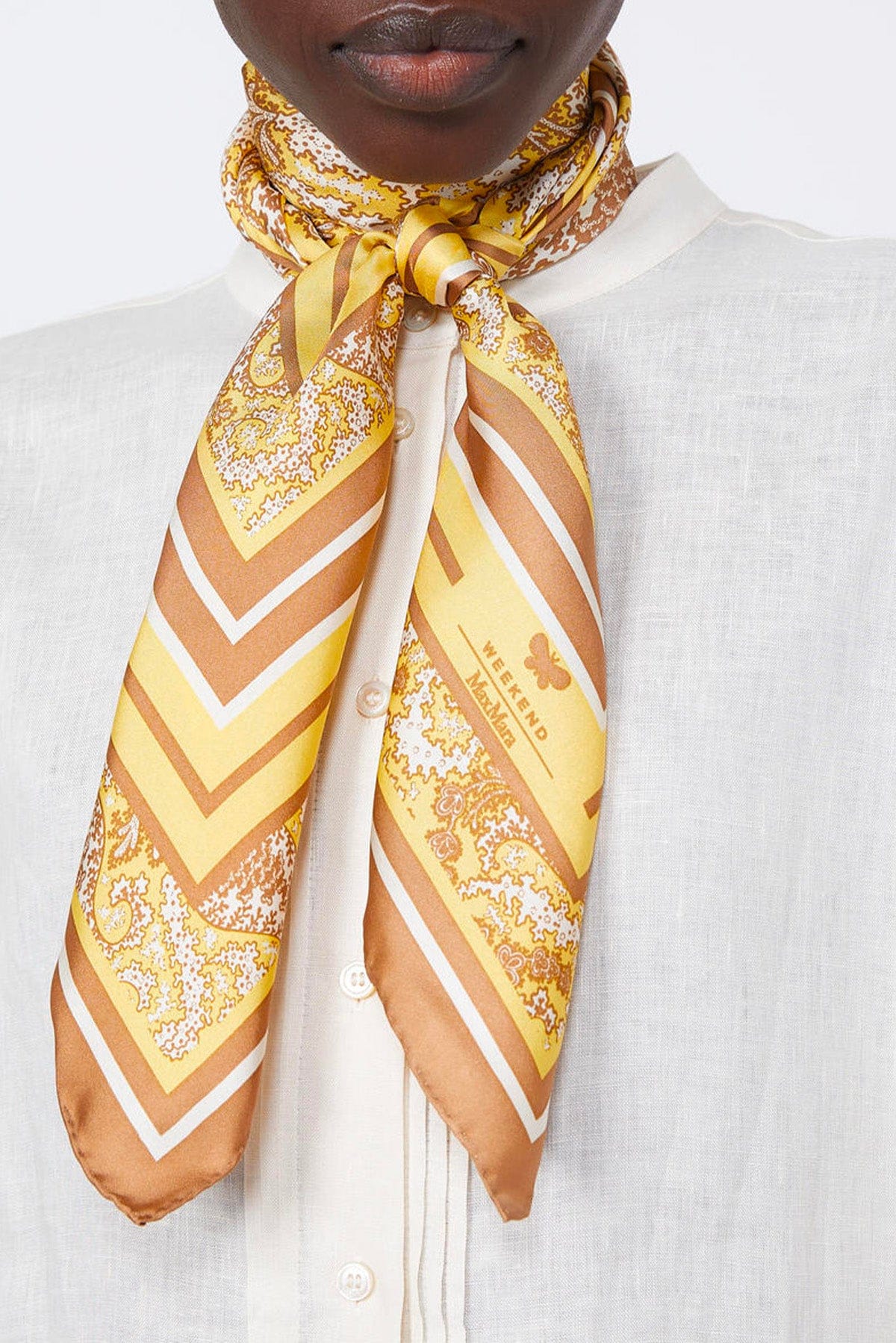 MAXMARA'S BRANDS FOULARD-SCIARPA-NASTRO  Foulard donna in seta Weekend Max Mara Wkaonesto
