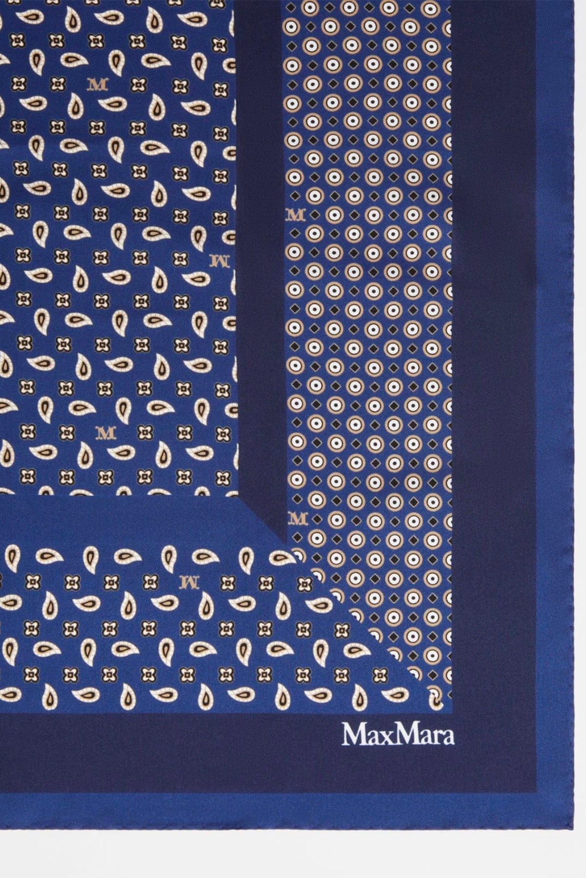 MAXMARA'S BRANDS FOULARD-SCIARPA-NASTRO  BLU / UNICA Foulard in seta dona Max Mara Mxacarre90w