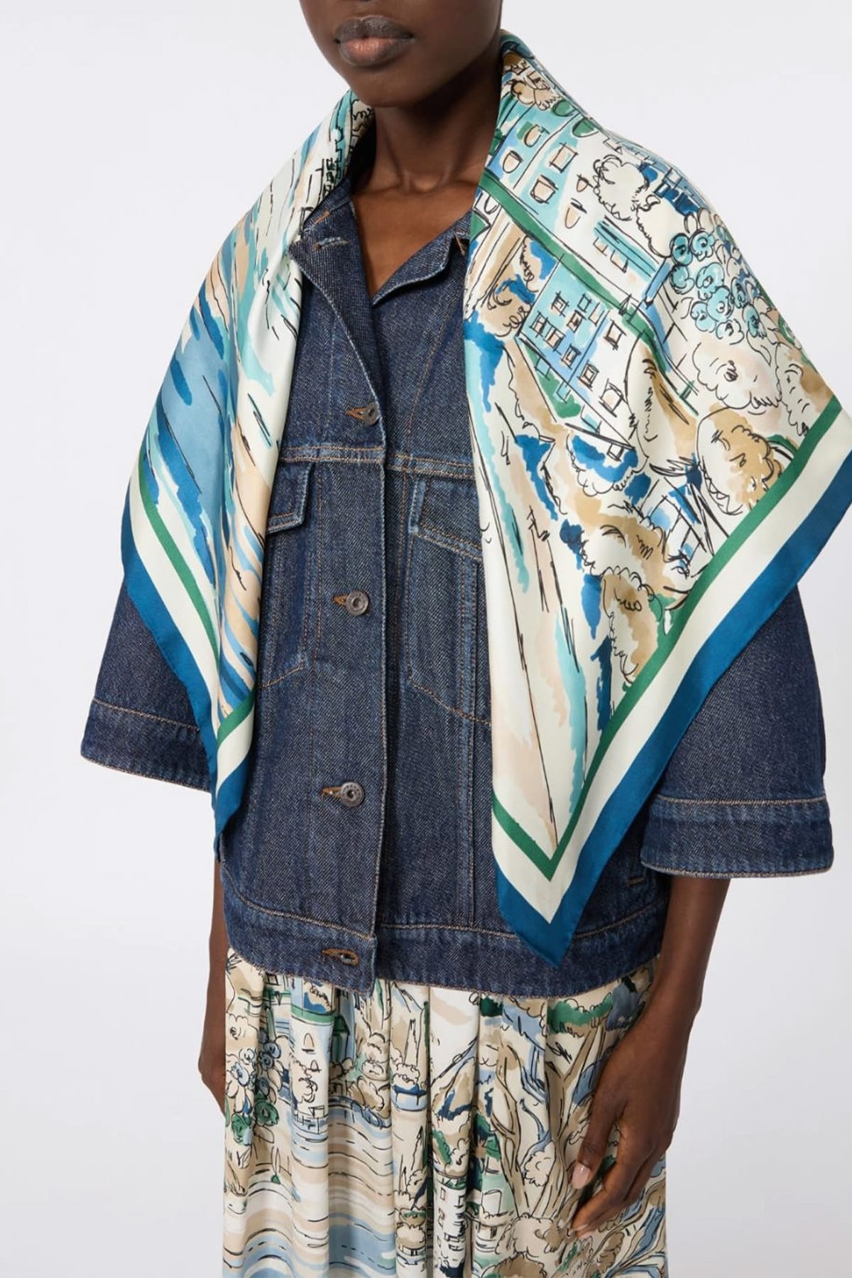 MAXMARA'S BRANDS FOULARD-SCIARPA-NASTRO  Foulard in seta donna Max Mara Weekend Wkaonesto