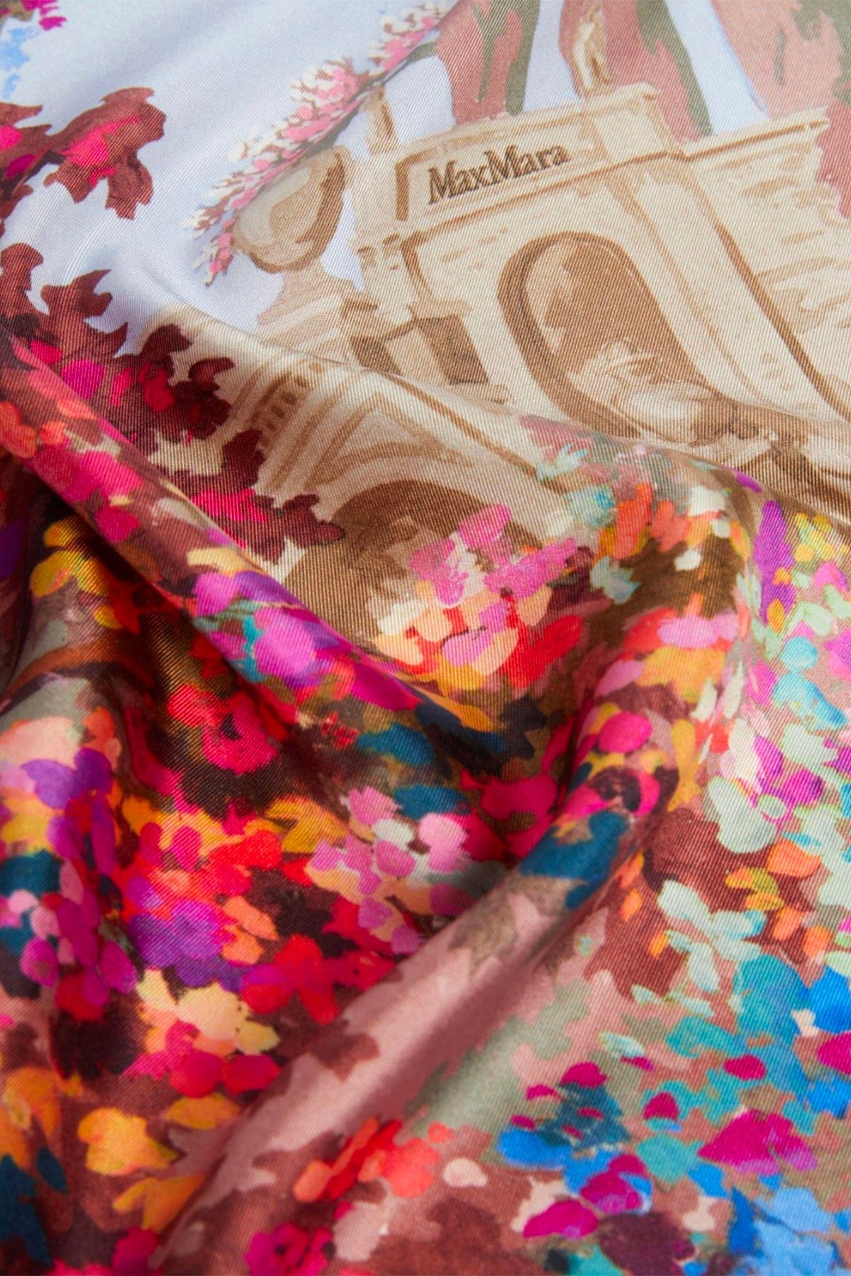 MAXMARA'S BRANDS FOULARD-SCIARPA-NASTRO  Foulard in seta Max Mara Mxapappa