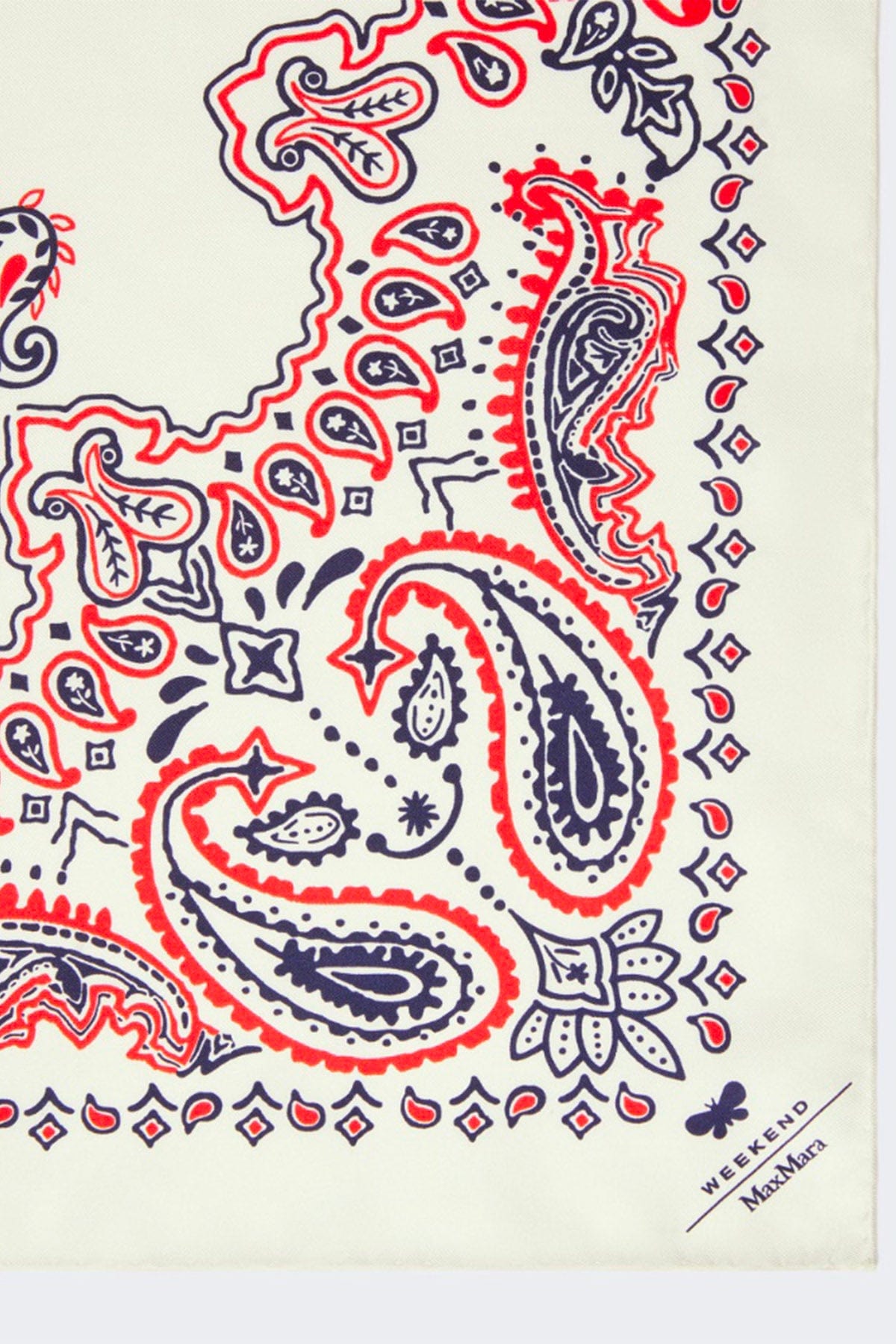 MAXMARA&#39;S BRANDS FOULARD-SCIARPA-NASTRO  Foulard in seta Weekend Max Mara Siam