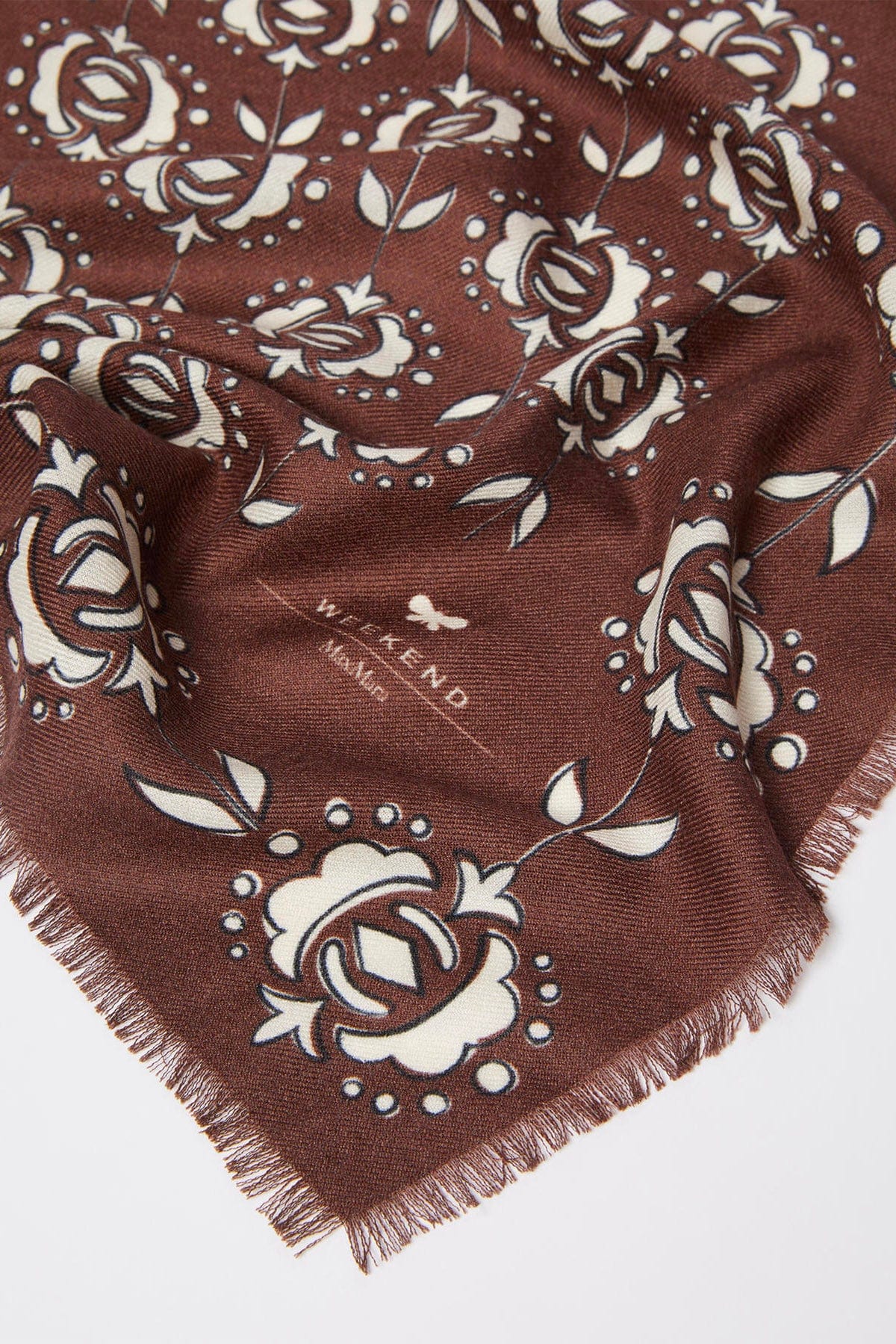MAXMARA&#39;S BRANDS FOULARD-SCIARPA-NASTRO  Foulard marrone donna Weekend Max Mara Tambuto